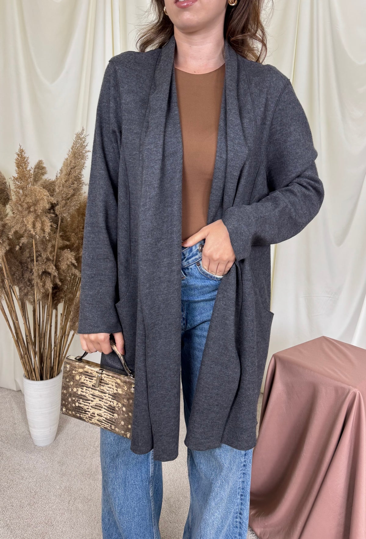 Cardigan premium RIANI din 100% lână ( mărimea M/L)