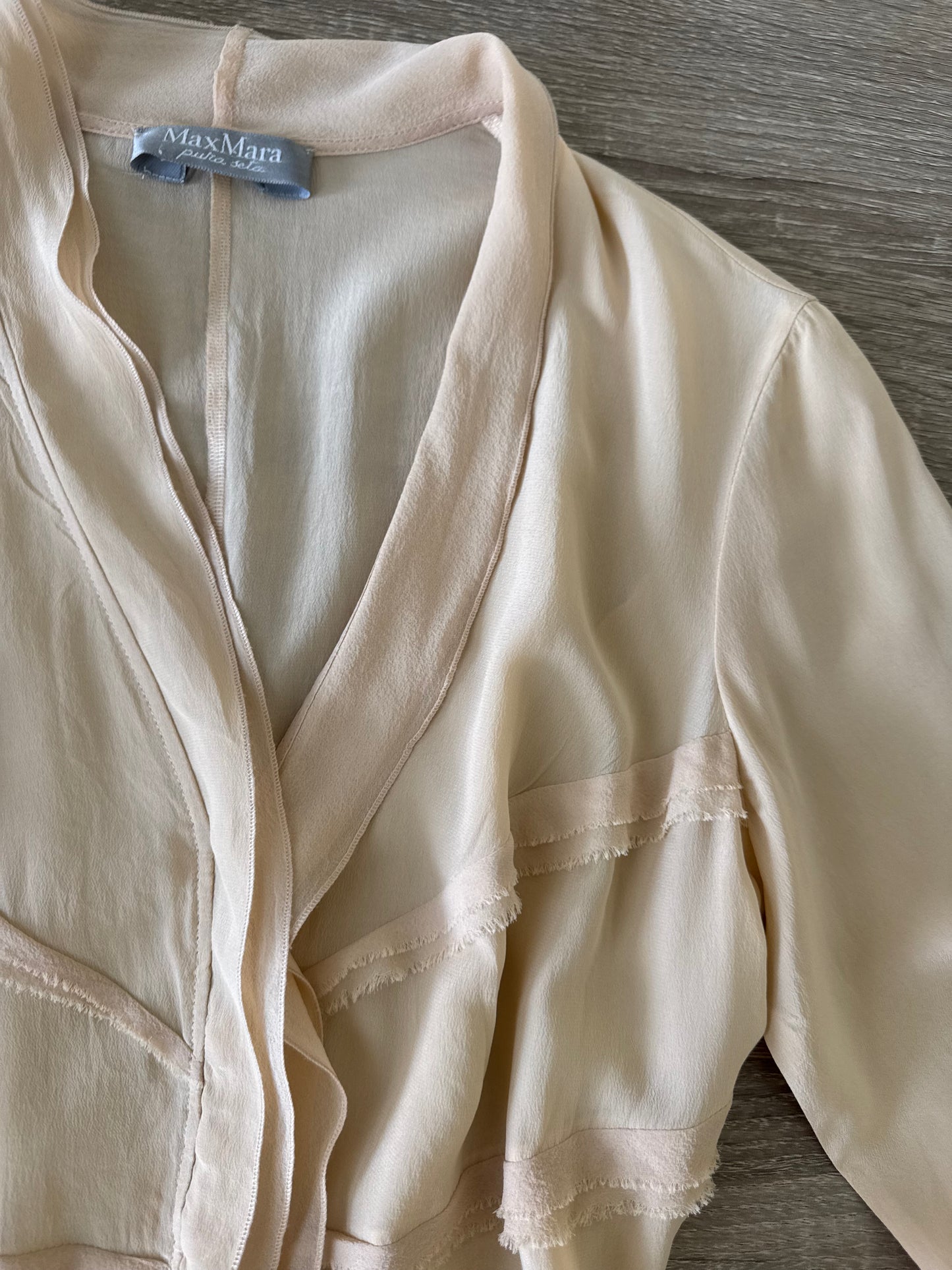 Cămașă Max Mara din mătase pură, extrem de finuță și elegantă ( mărimea S)