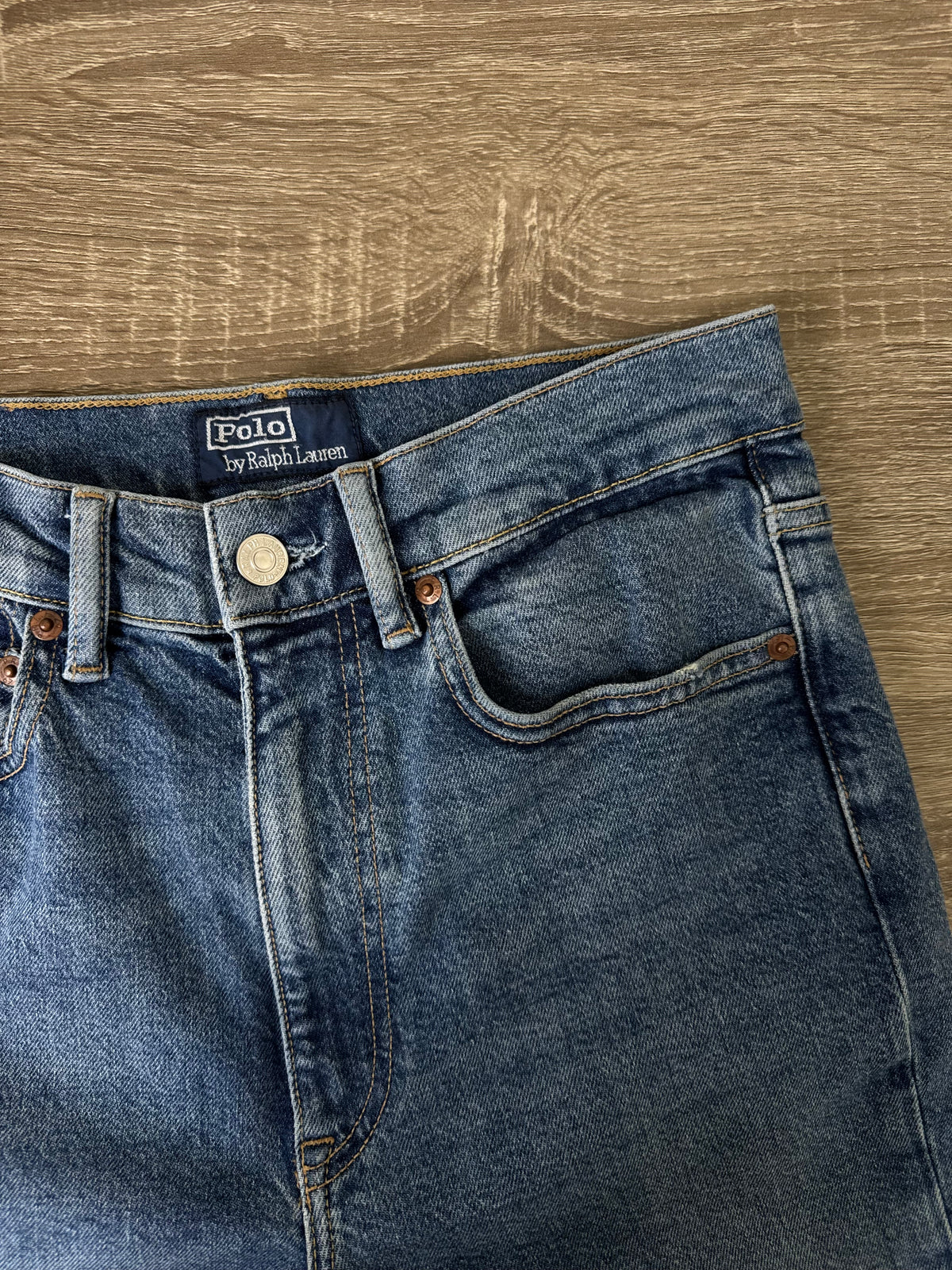 Blug premium Ralph Lauren din 100% bumbac cu talie înaltă ( mărimea 27/S)