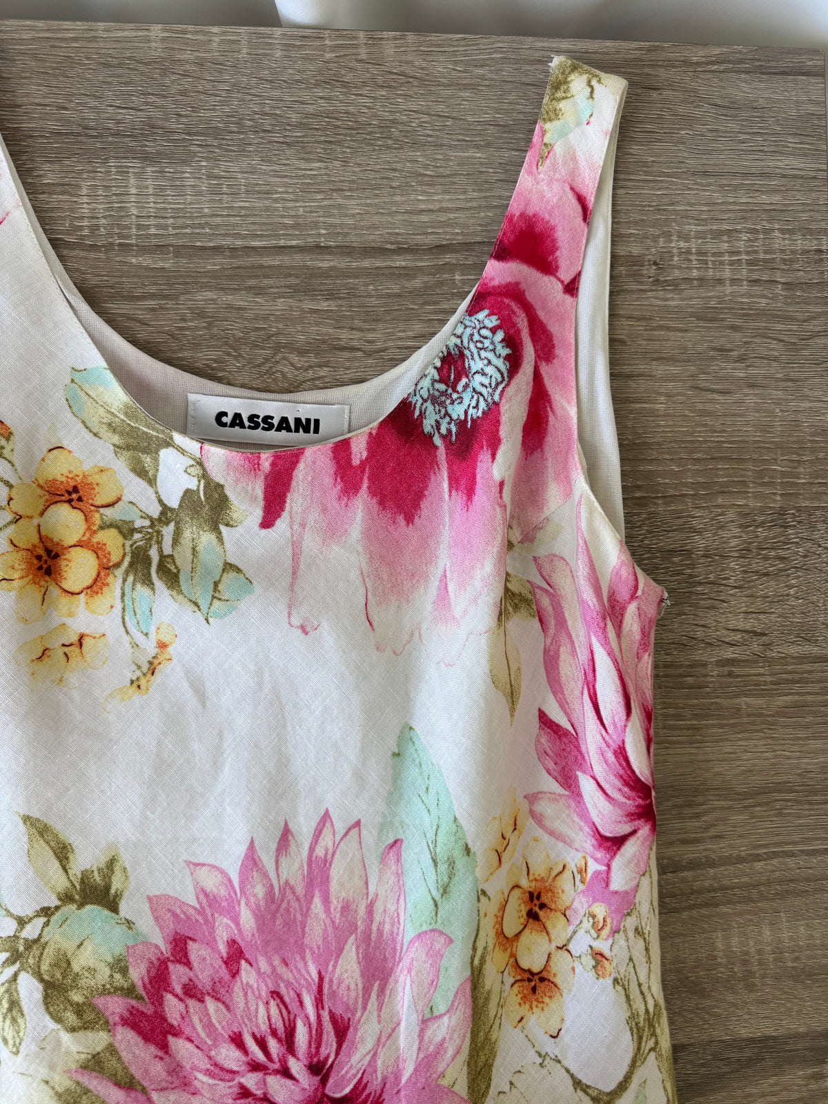 Rochie Cassani cu print superb din 100% în ( mărimea M/L)