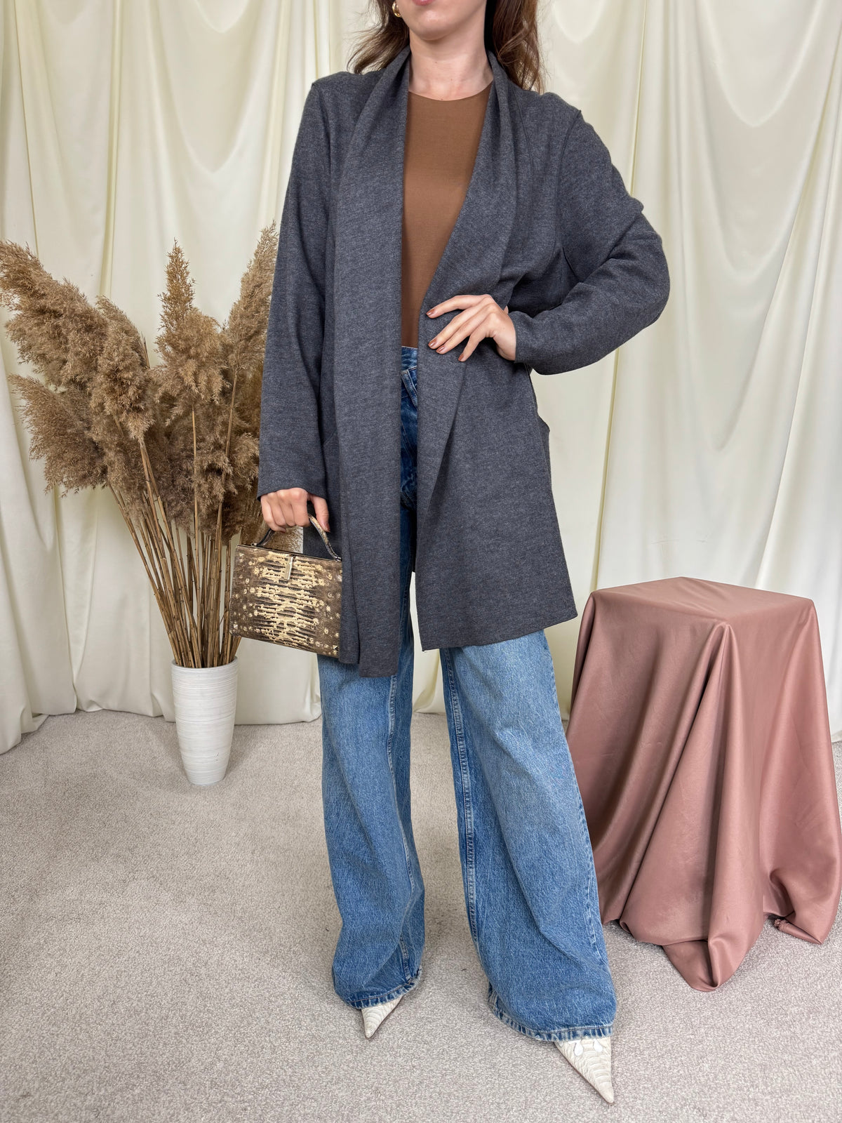 Cardigan premium RIANI din 100% lână ( mărimea M/L)