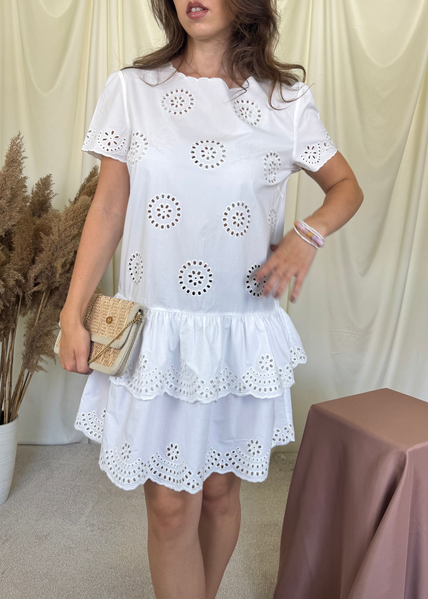 Rochie luxury VALENTINO din 100% bumbac ( mărimea S/M)