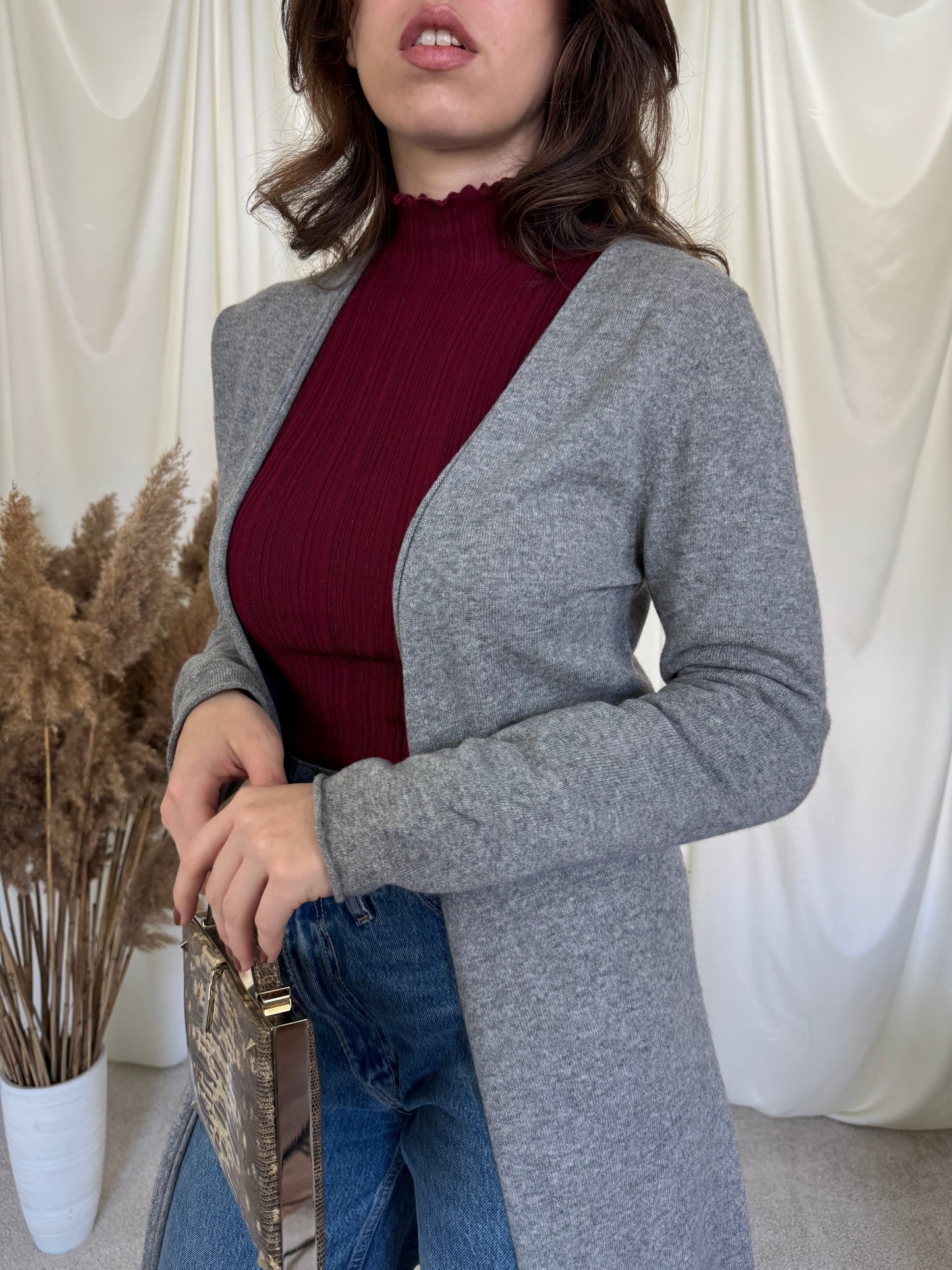 Cardigan din 100% cașmir (S-M)