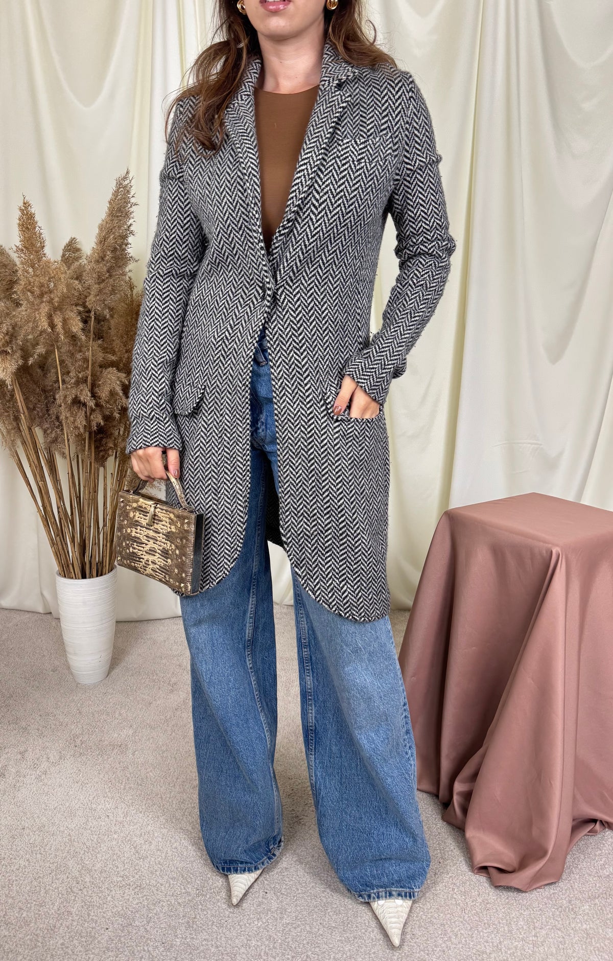 Back in stock! Cardigan lung Ralph Lauren din 100% lână ( mărimea M)
