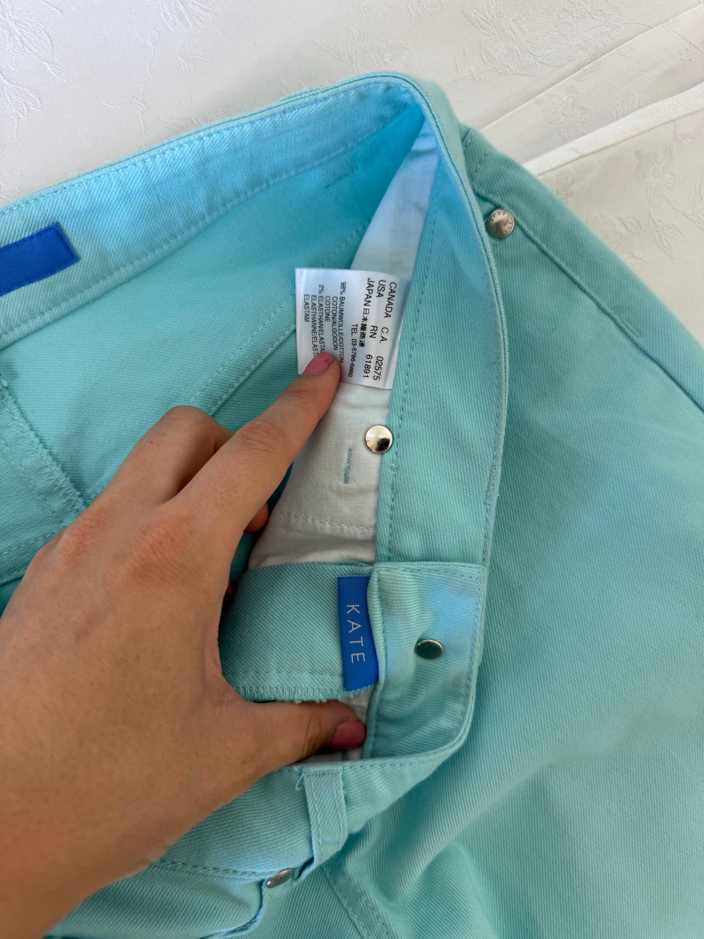 Blug luxury ESCADA din bumbac, talie medie( mărime XS/S)