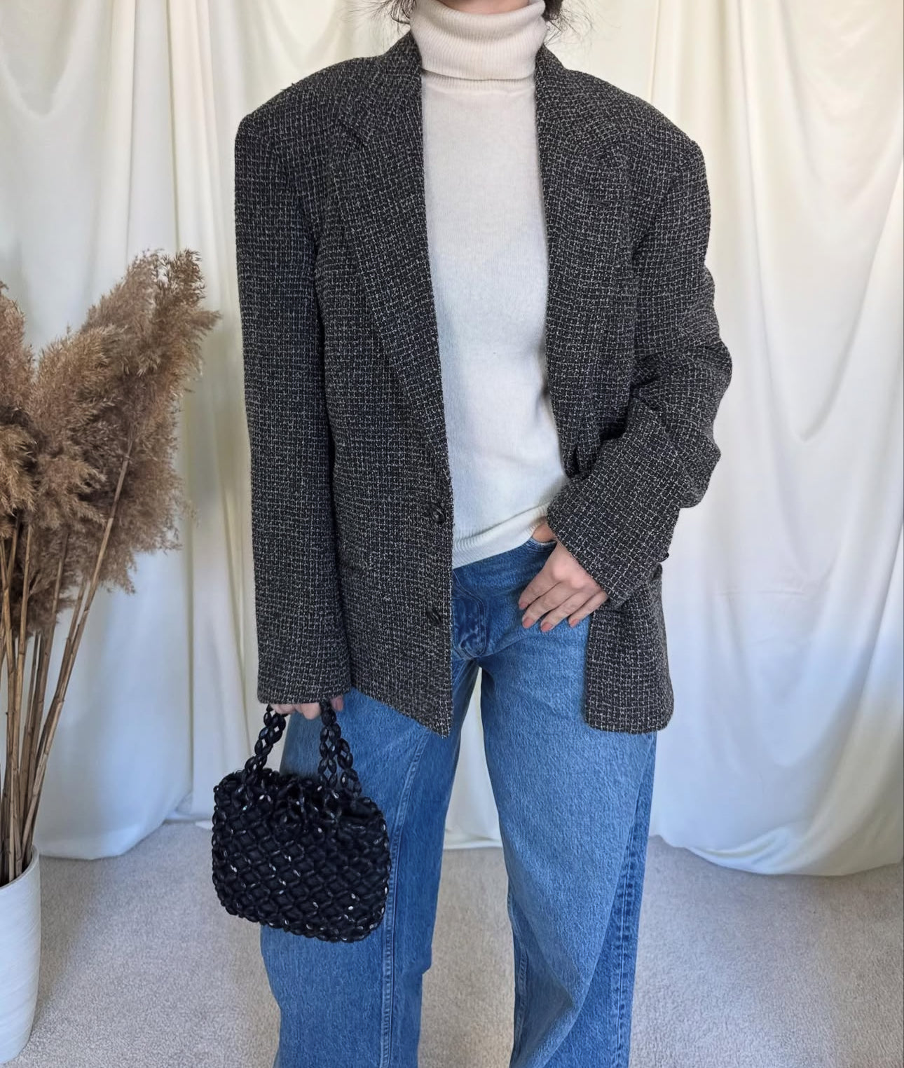 Sacou premium de brand HUGO BOSS din stofă de lână( mărimea M)