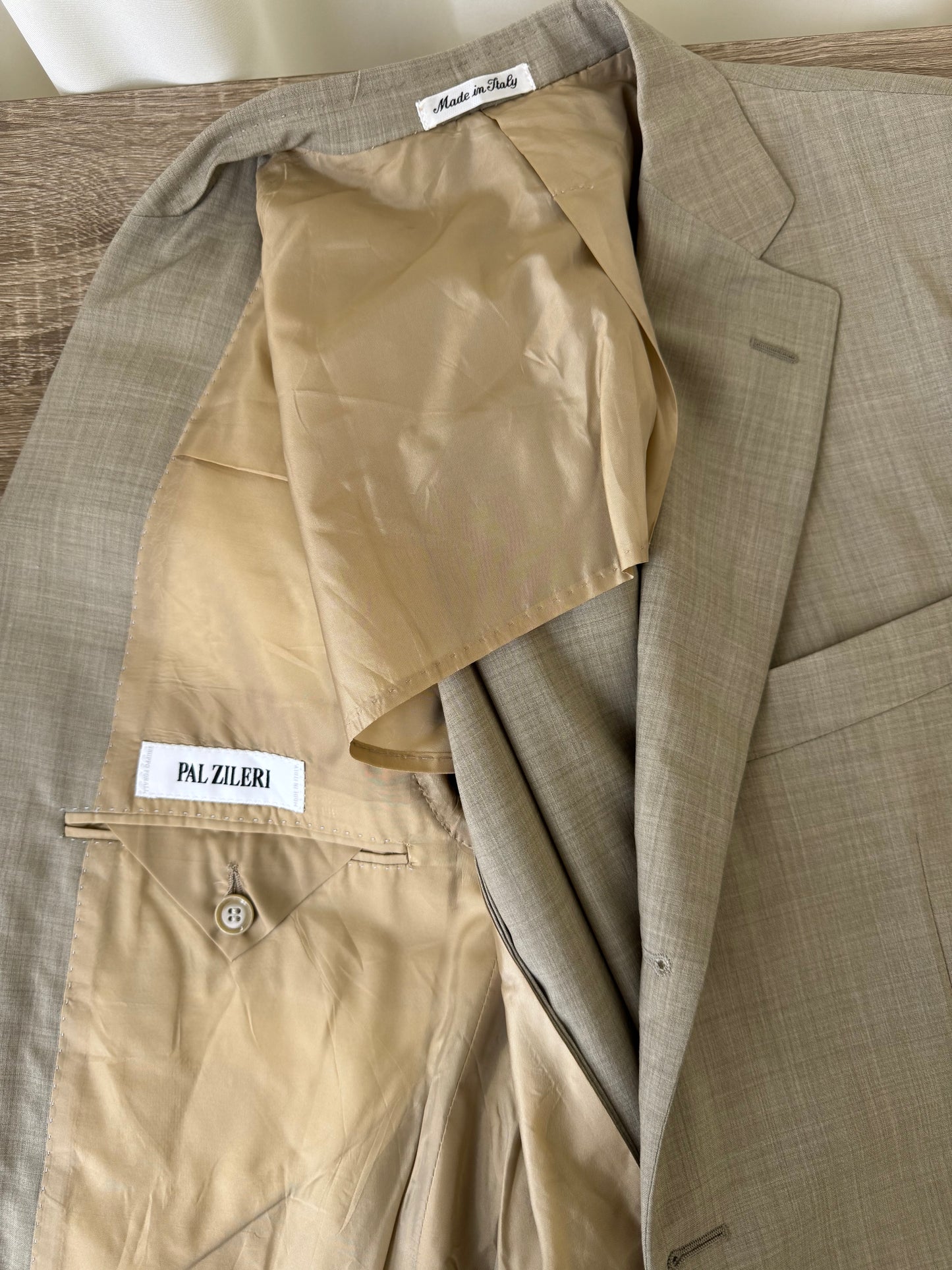 Sacou luxury PAL ZILERI din 100% lână fină, primăvară-vară 
(Mărimea L)