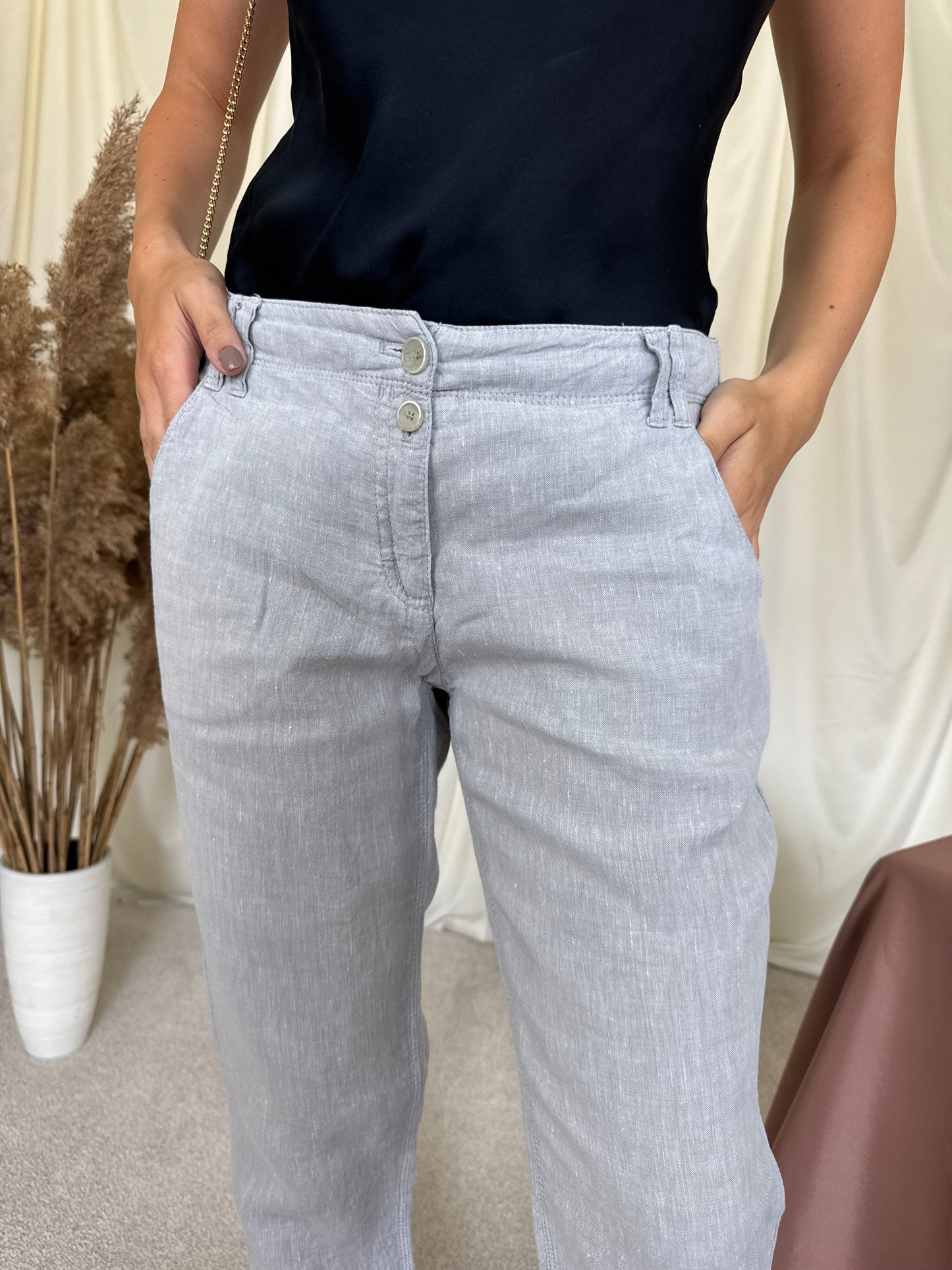 Pantalon BRAX din 100% in cu talie medie 
(Mărimea S)
