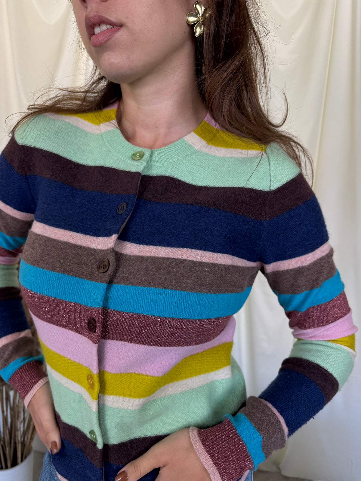 Jerse premium PAUL SMITH in dungi din lana și merino ( mărimea xs/s)