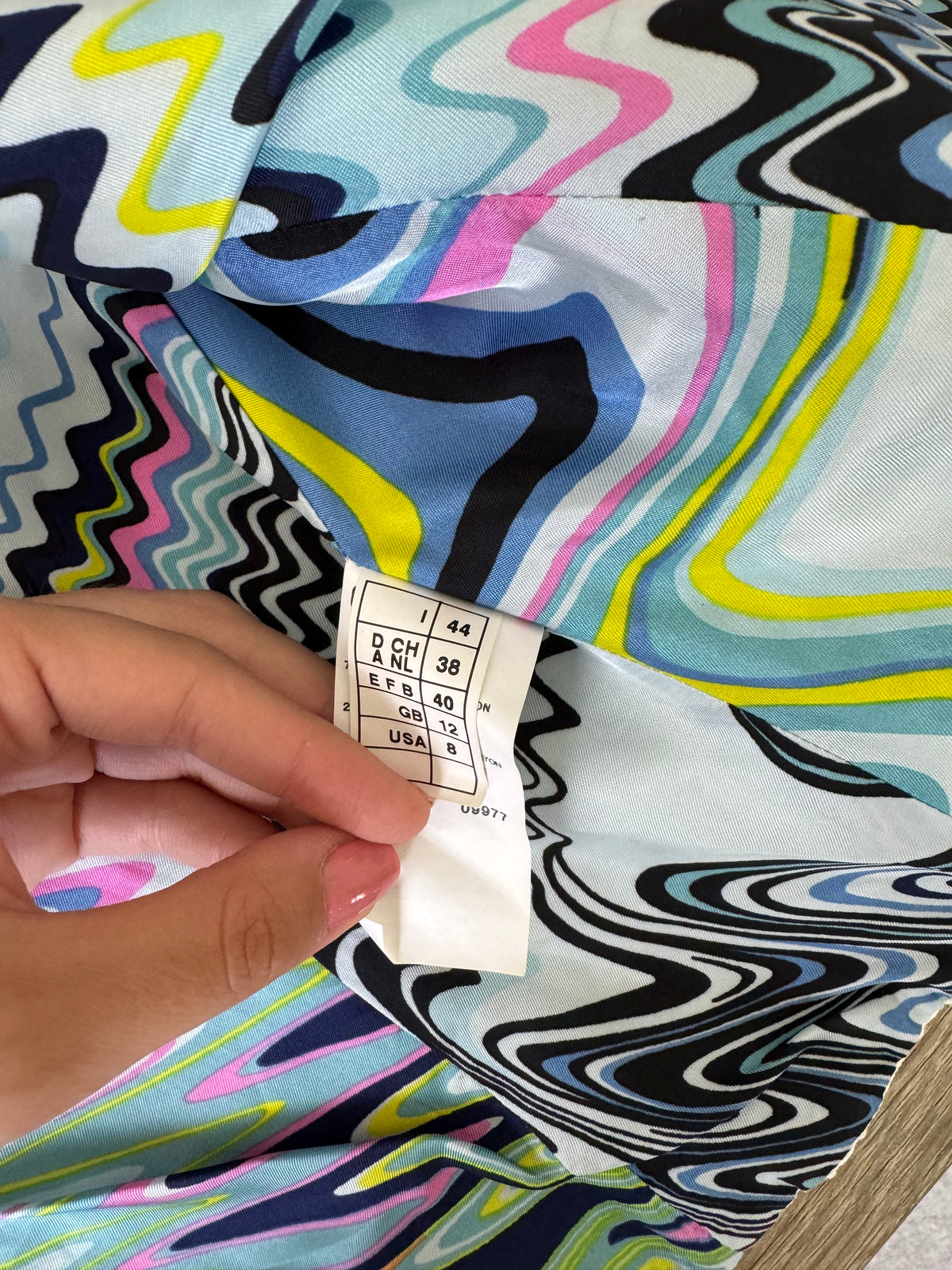 Sacou-jacheta luxury Missoni din bumbac și căptușeală cu print ( mărimea XS-S)