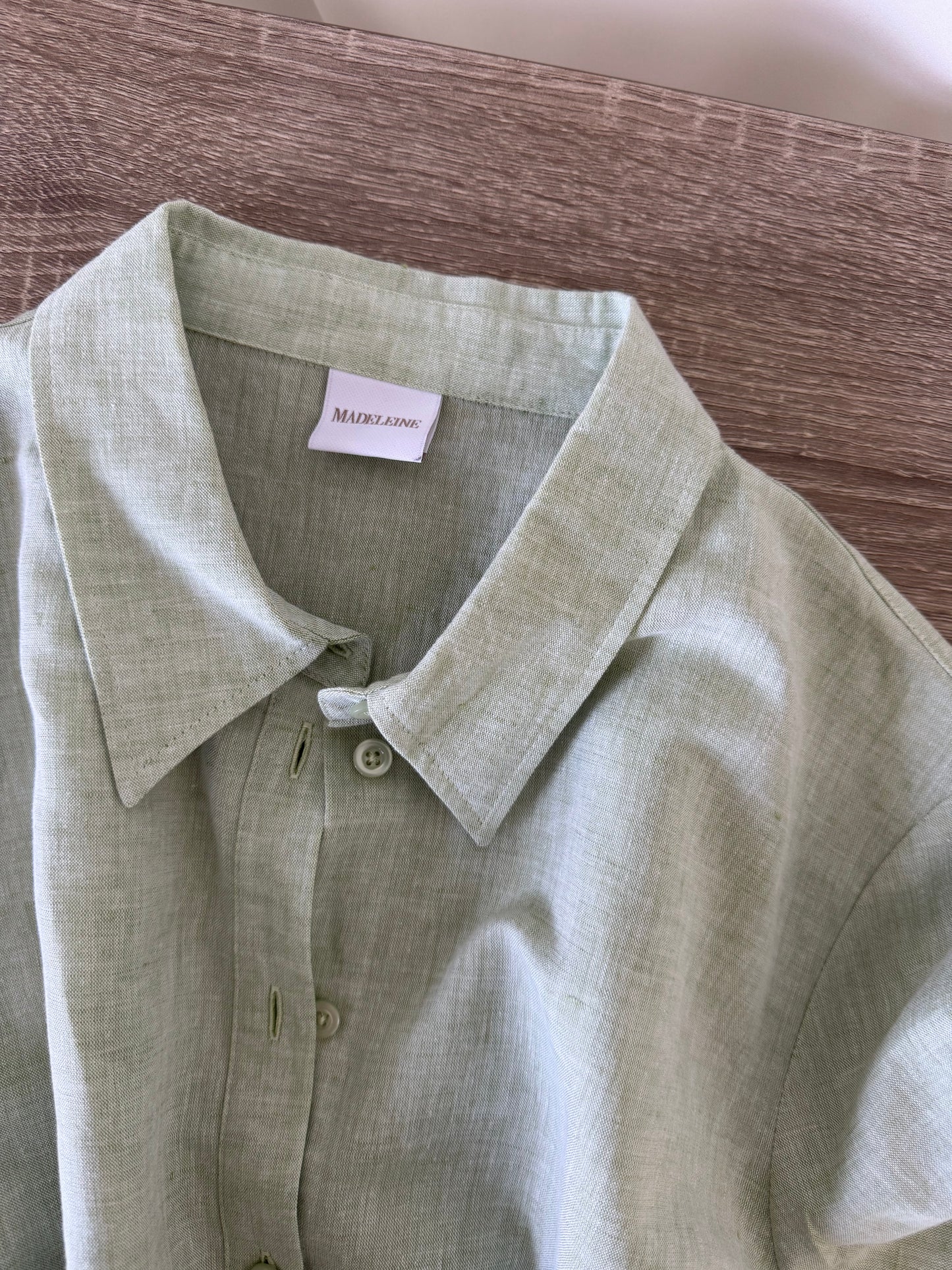 Cămașă MADELEINE din in și bumbac 
(Mărimea L/XL)