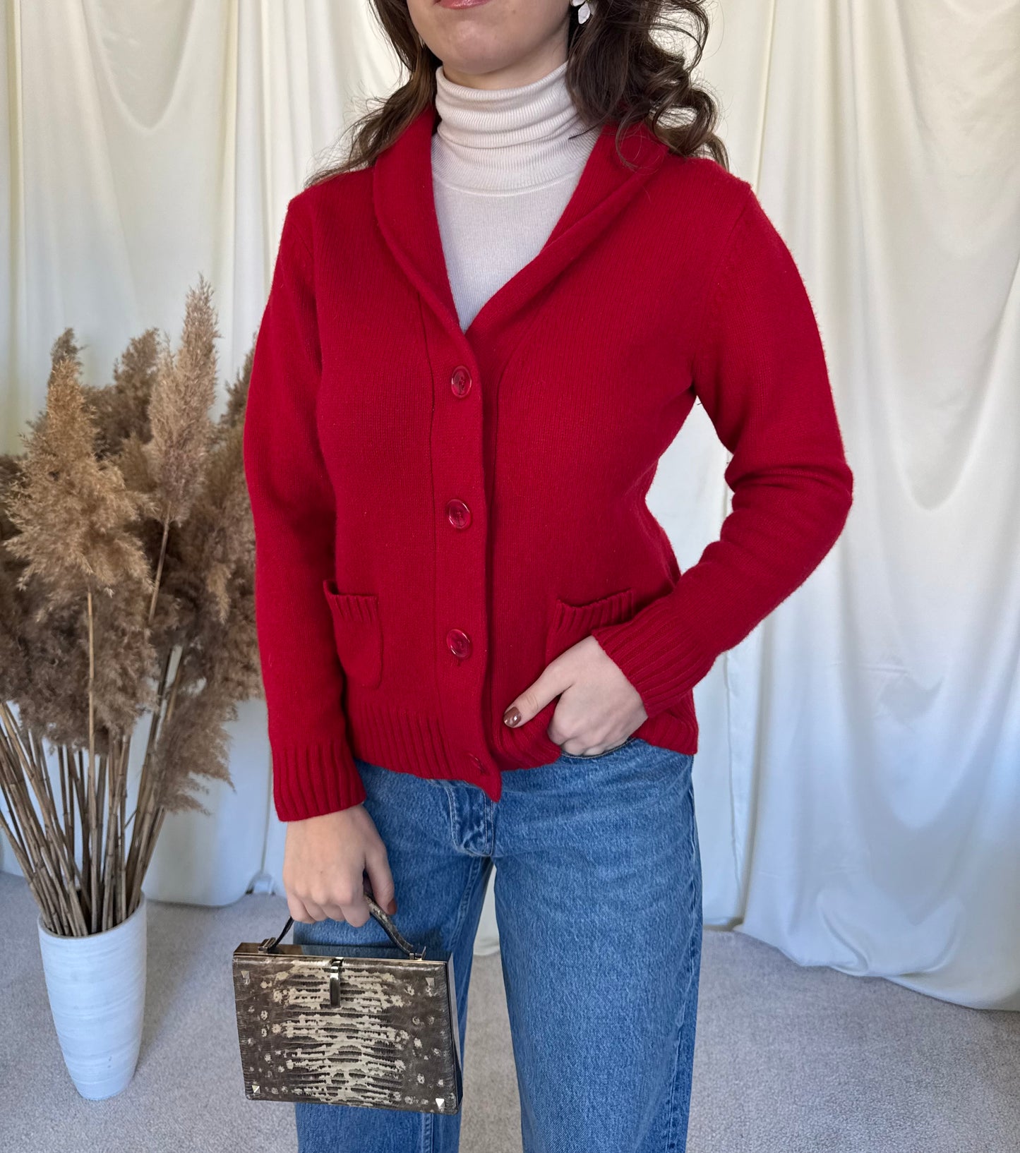 Jerseu din lână moale (S)