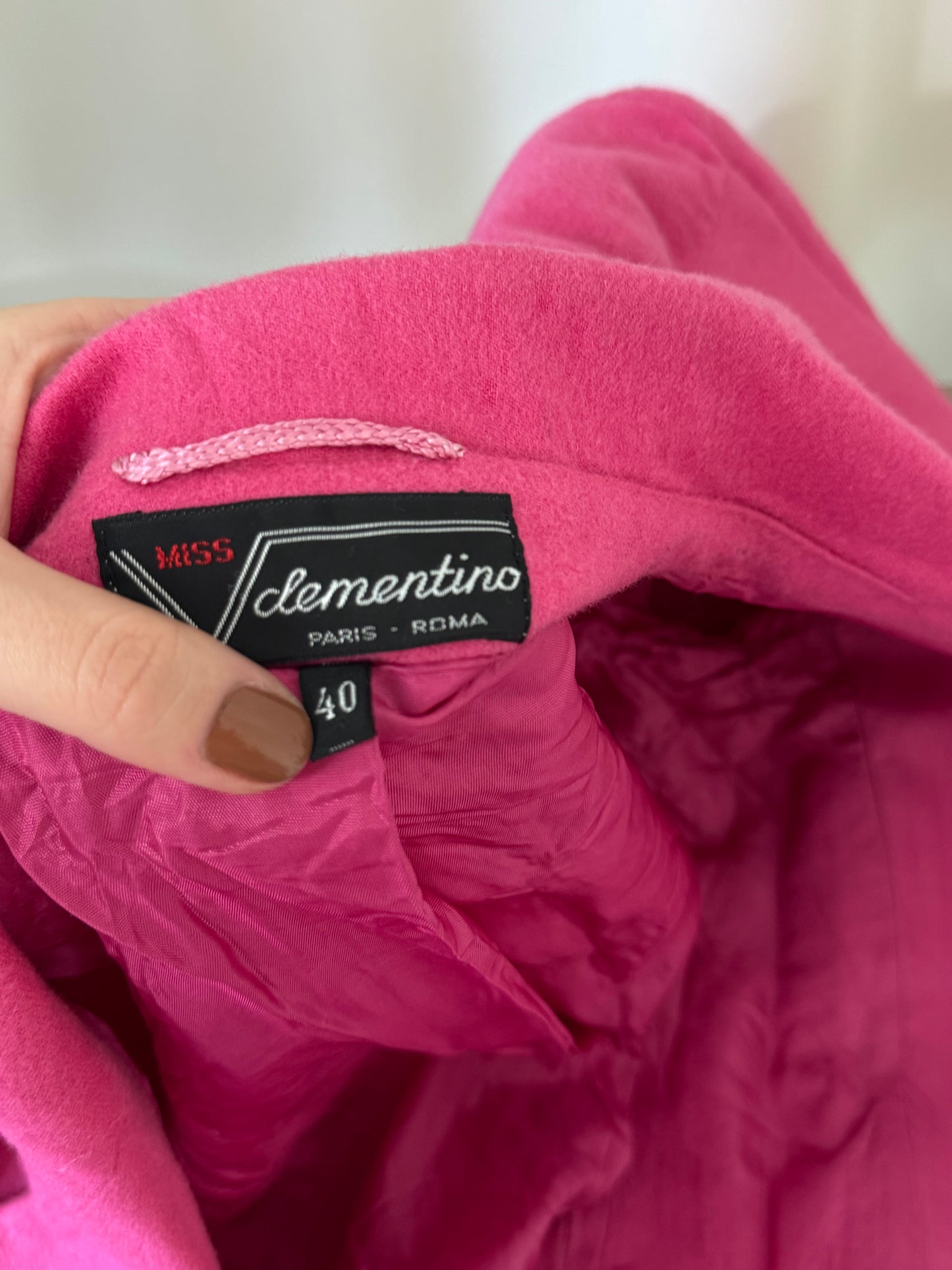 Sacou din lână și cașmir, nasturi tip bijuterie, mărimea 40( M/L)