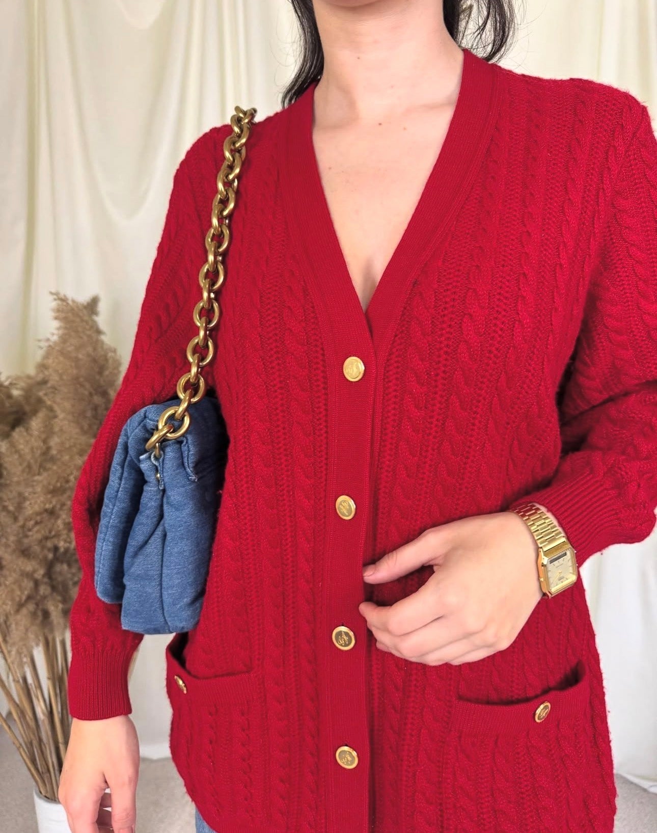 Jerse vintage din lana moale ( mărimea M)