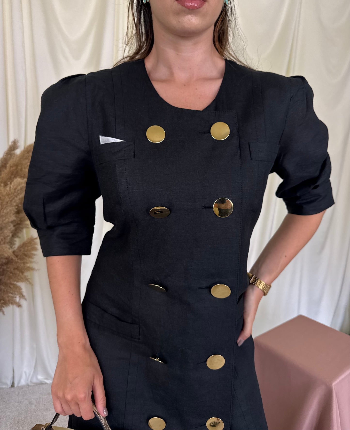 Rochie vintage RENZO din 100% in 
(Mărimea M/L)