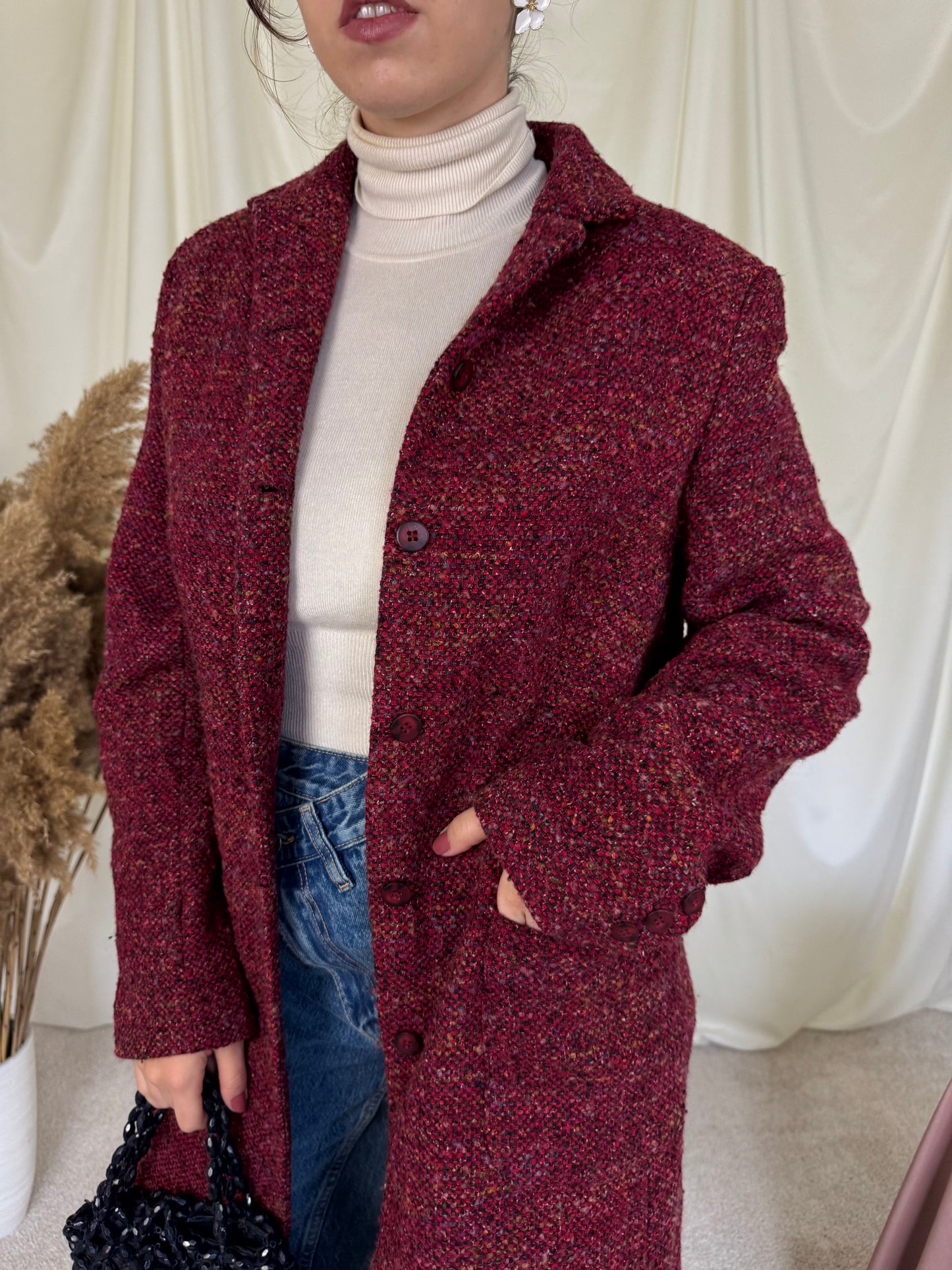 Palton 75% lână și mătase mărimea M