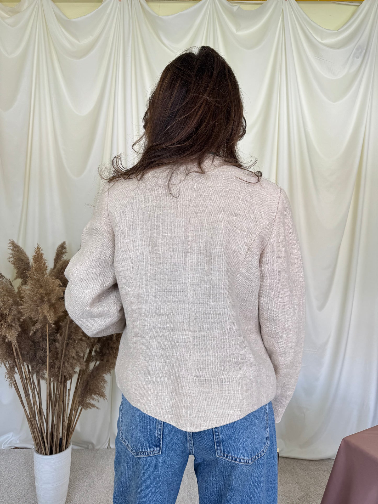 Sacou vintage din 100% in cu structură 
(Mărimea 40/M)