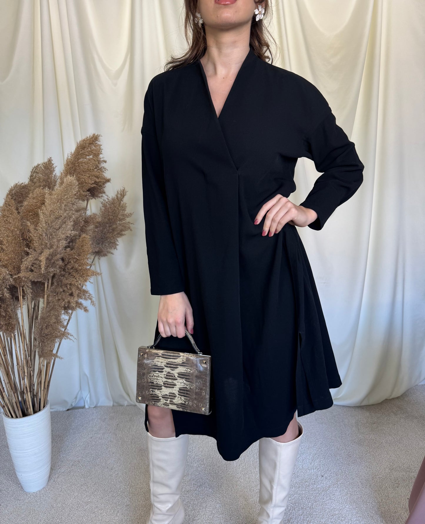 Rochie brand premium JIL SANDER 100% Lana ( mărimea S)