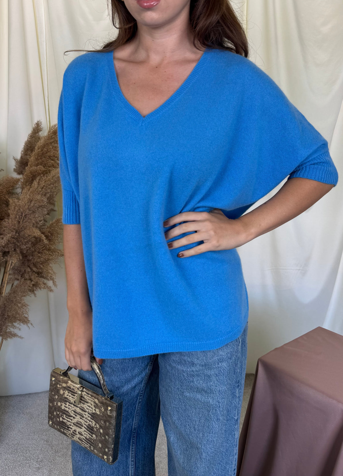 Bluză NOT SHY din 100% cașmir, fit oversized ( mărimea S-XL)