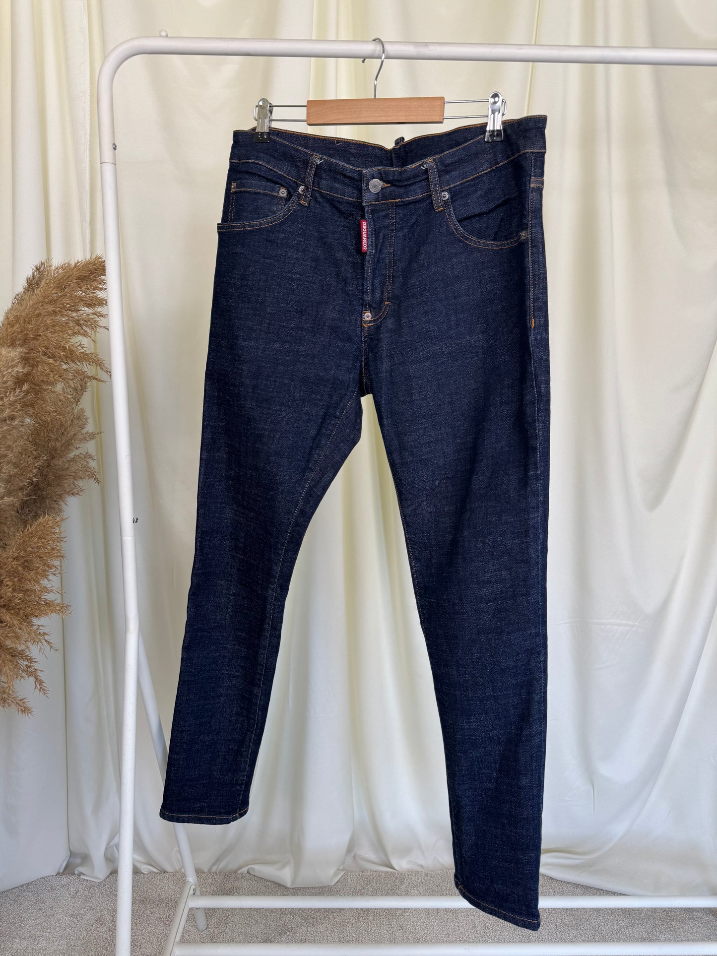 Blugi barbati Dsquared2 navy blue 
(Mărimea L)