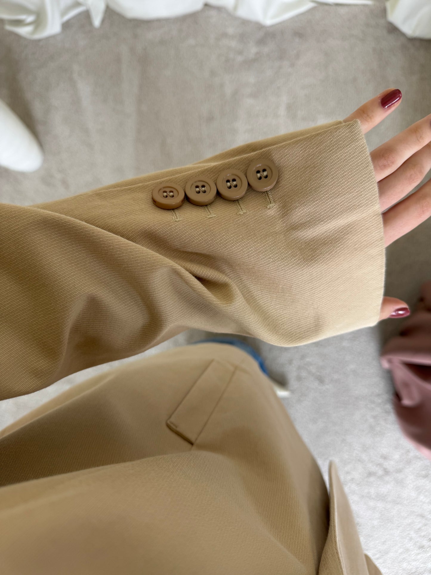 Sacou nude ESCADA din bumbac
(Mărimea L/XL)