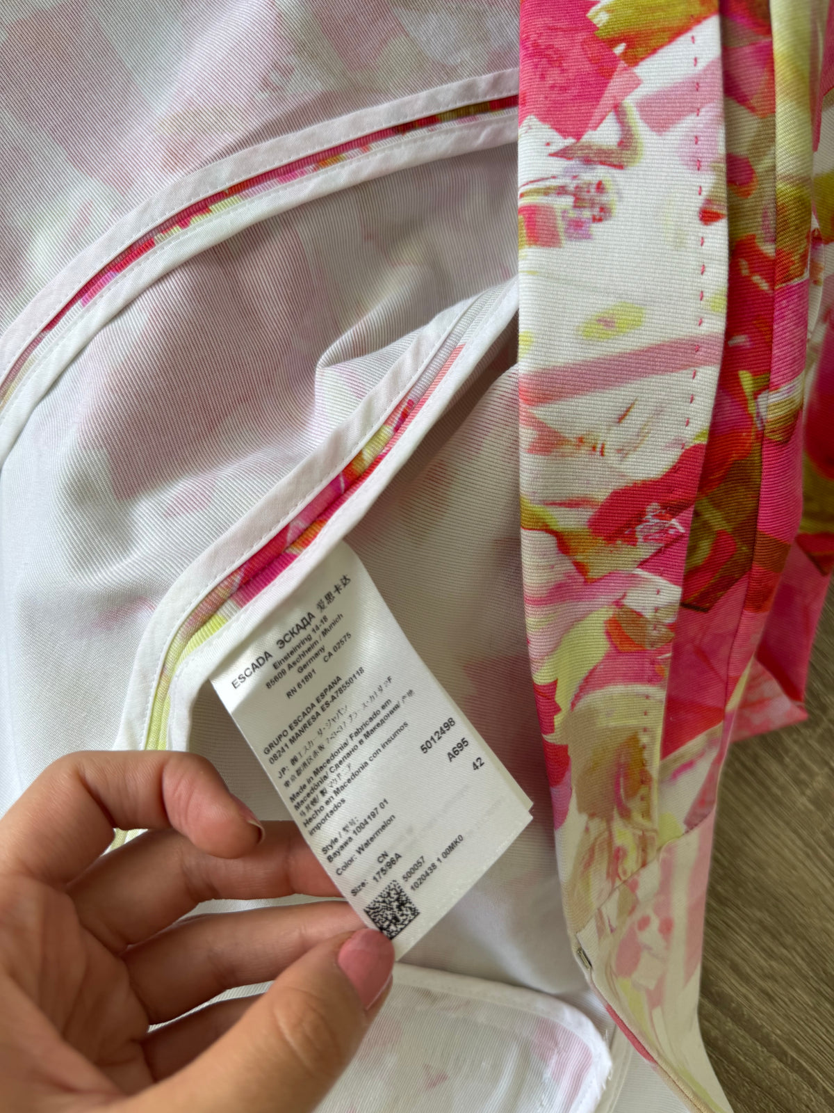 Sacou-jacheta premium Escada din 100% bumbac cu print superb ( mărimea M/L)