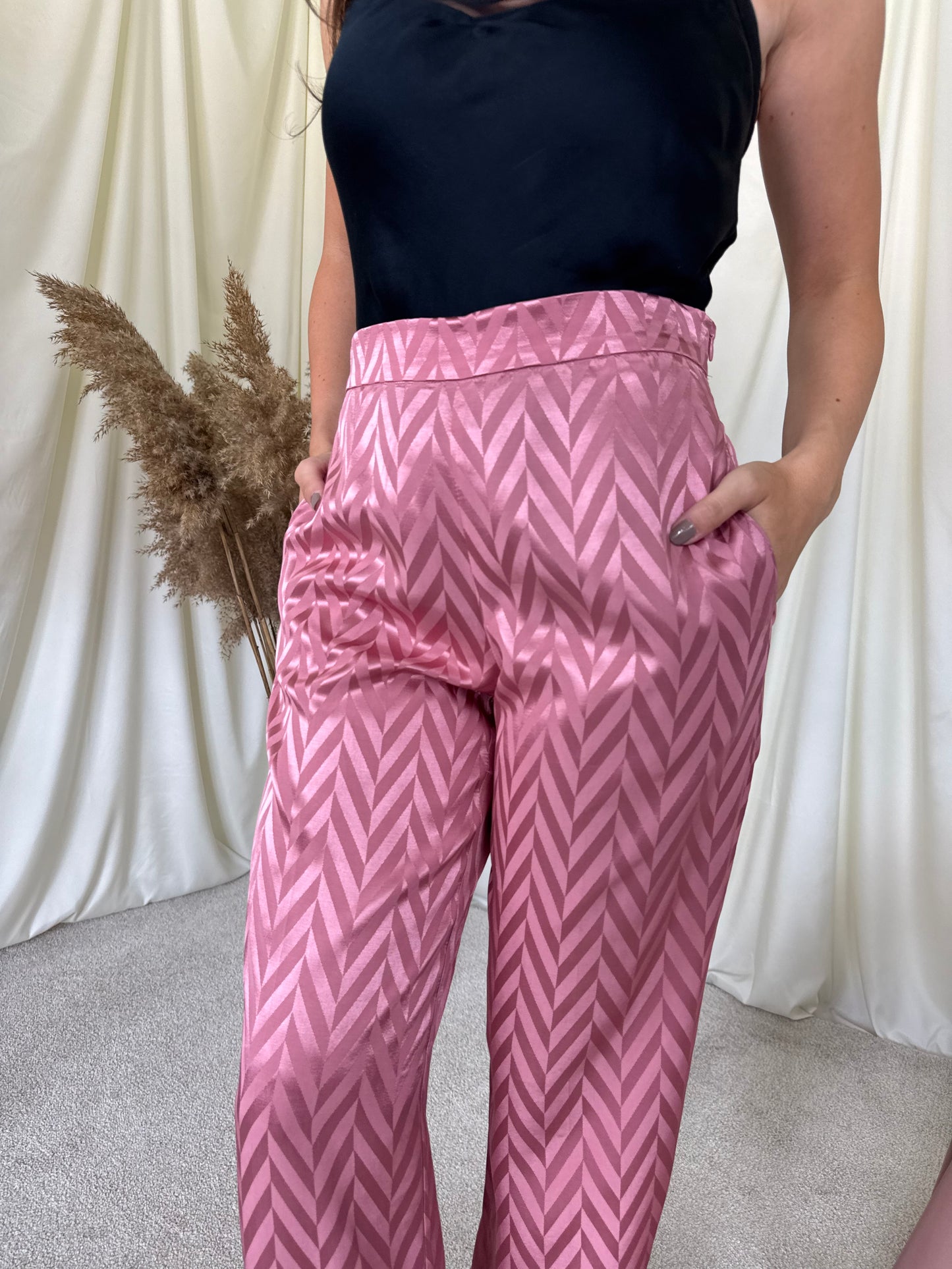 Pantalon TWINSET cu talie înaltă 
(Mărimea M)