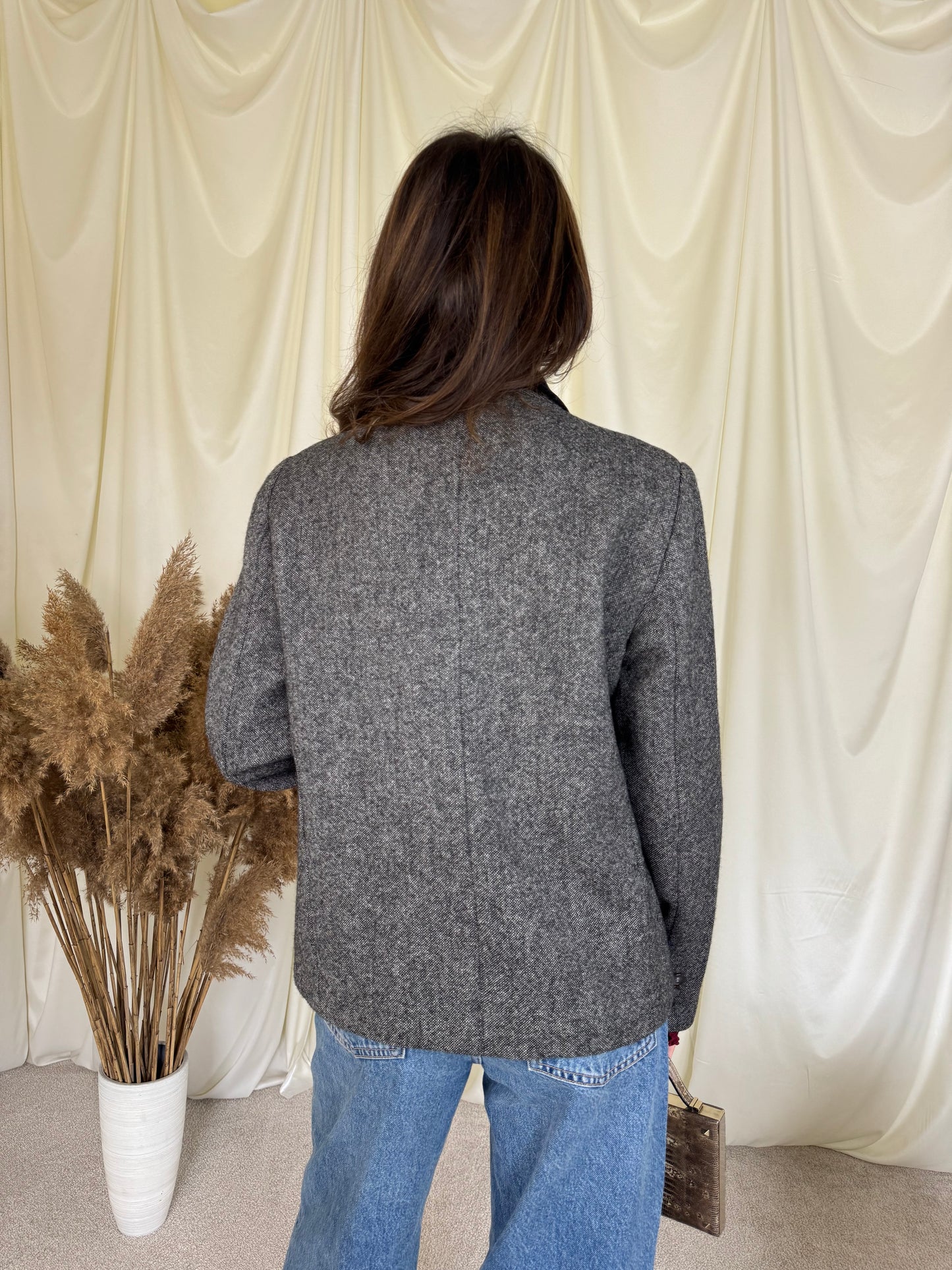 Sacou -jacheta luxury BURBERRY din 100% lână  (mărimea M/L)