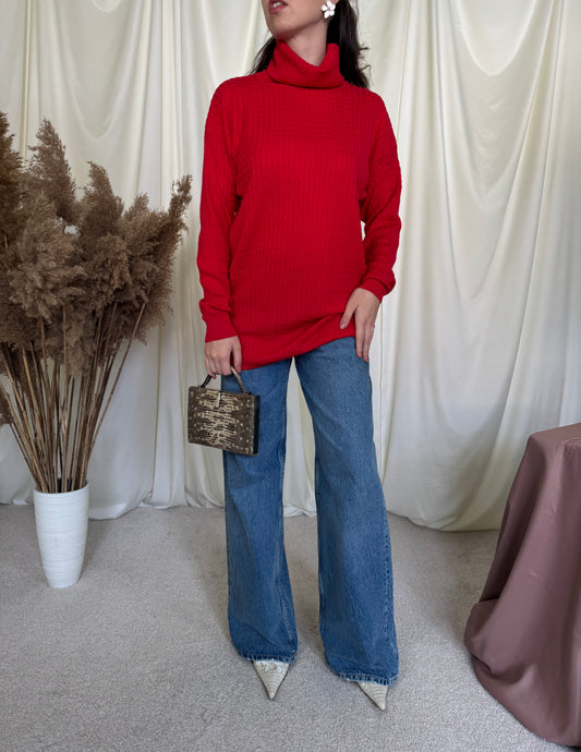 Pulover vintage lână pură ( mărimea S-M)