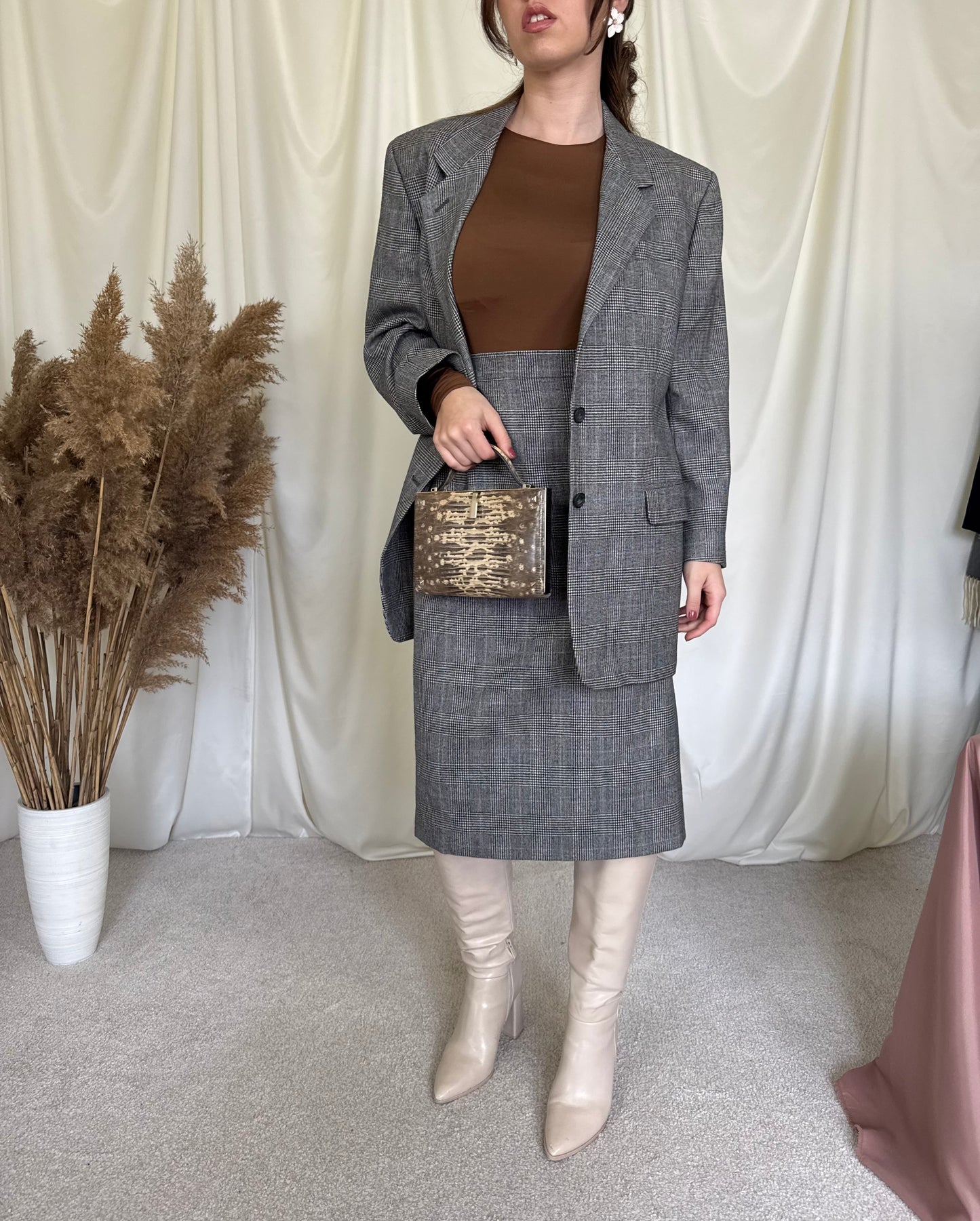 Deux piece vintage  DAKS din 100% Lana