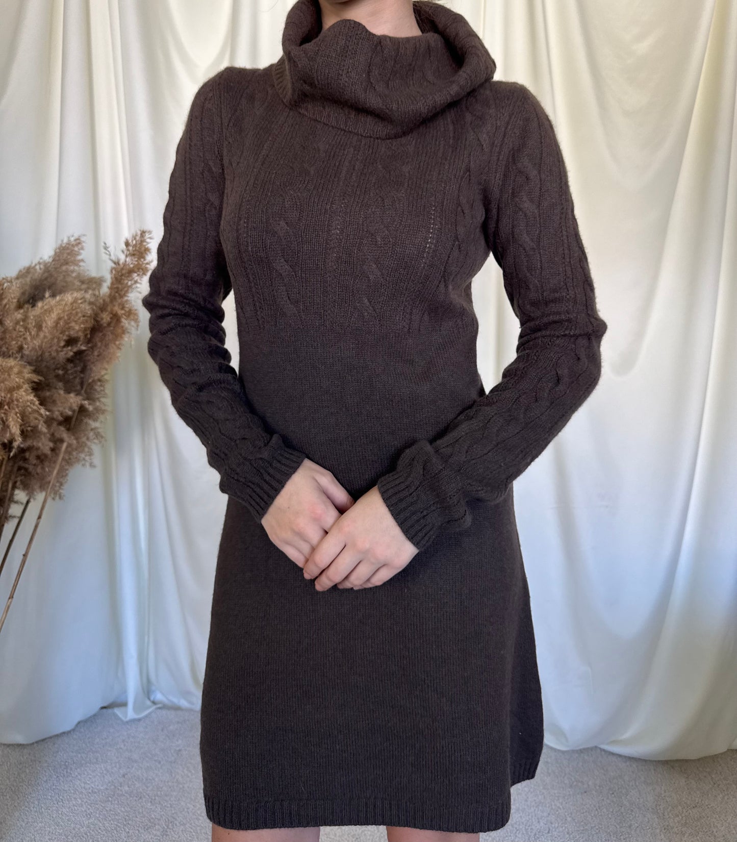 Rochie superbă din lana MERINO și caşmir, recomand pentru mărimea S( s/m micuț)