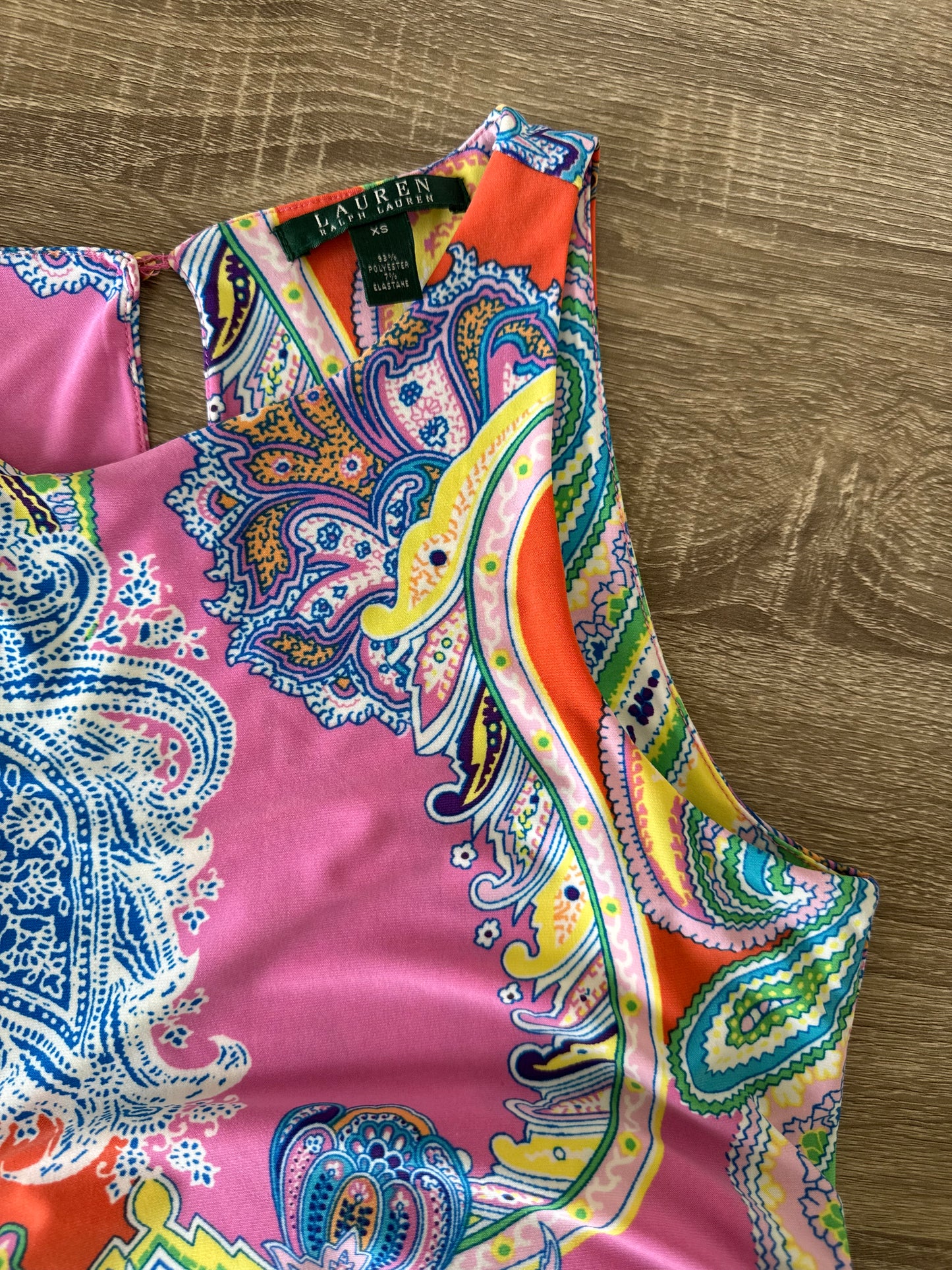 Rochie de vară cu print Ralph Lauren ( mărimea xs/s)