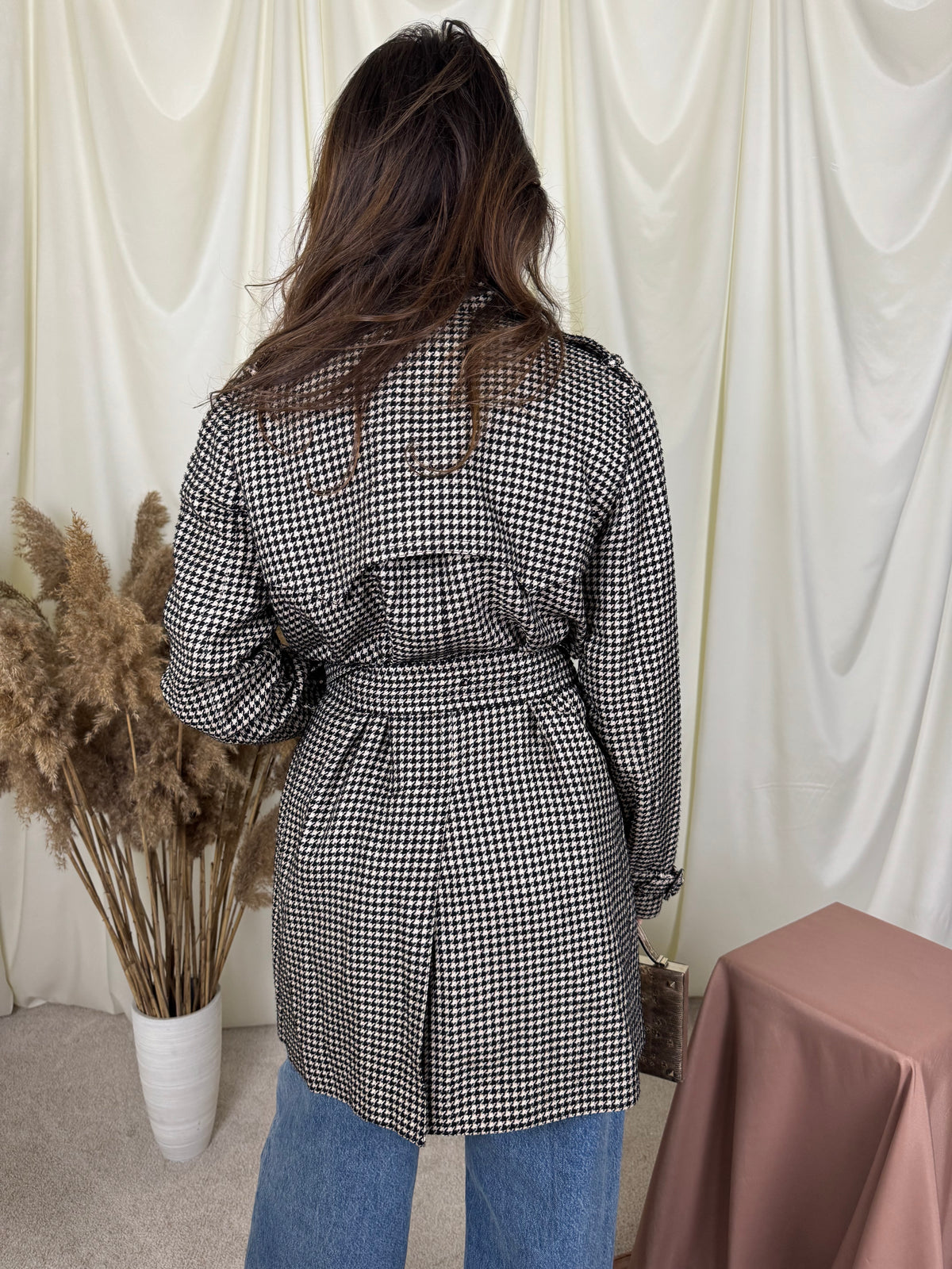 Trench luxury Ralph Lauren PURPLE LABLE din Lana și vascoza ( mărimea S/M)