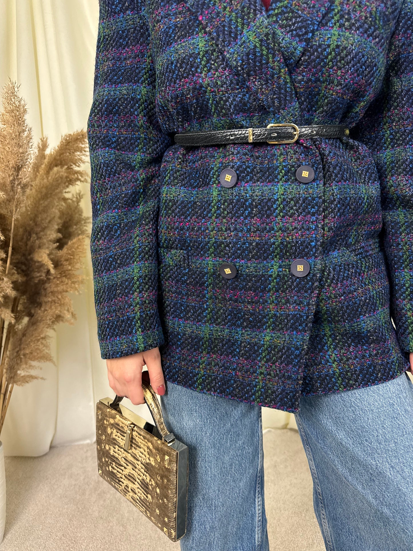 Sacou vintage din Tweed superb, mărimea L/XL