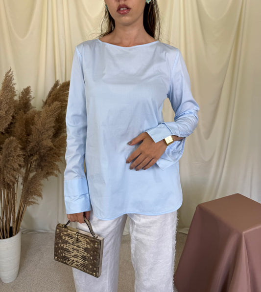 Cămașă premium VAN LAACK din bumbac și manșete lungi 
(Mărimea S/M)