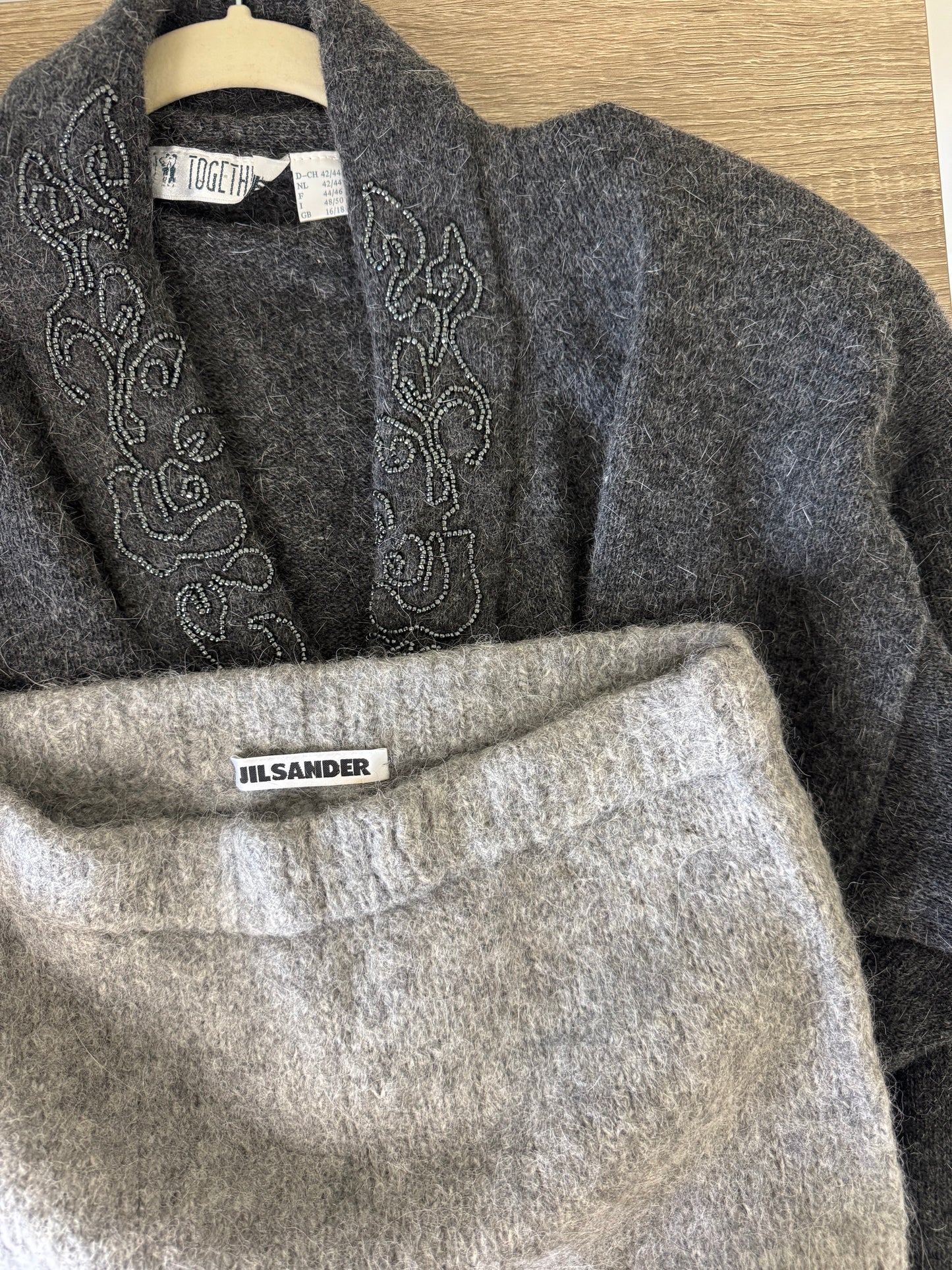 Fusta JIL SANDER lână și alpaca