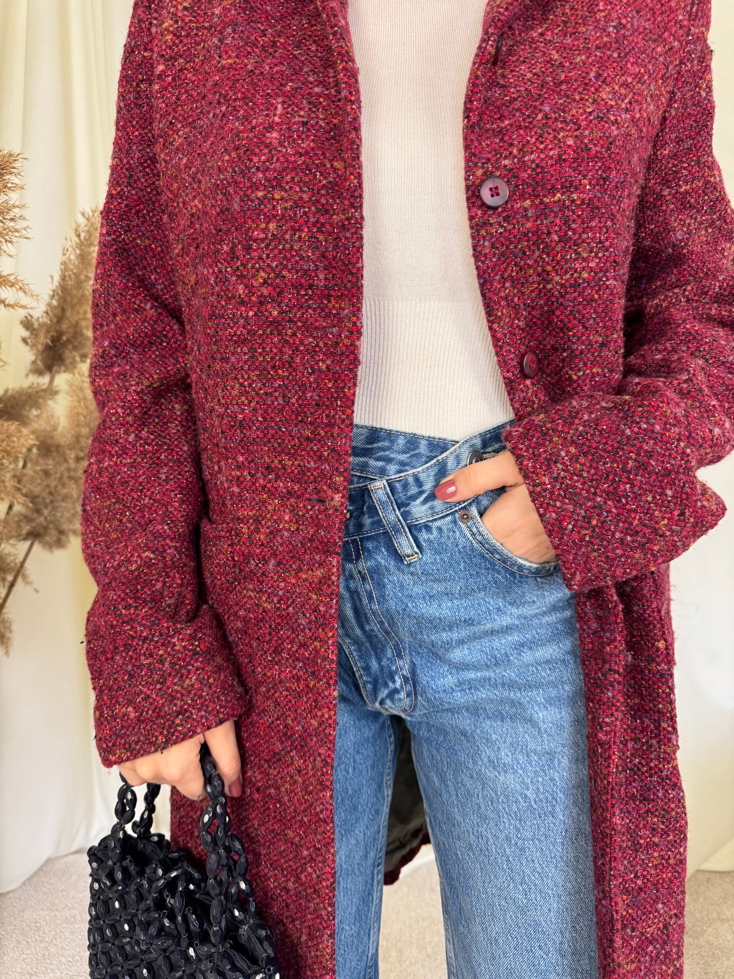 Palton 75% lână și mătase mărimea M