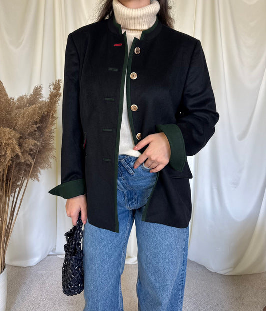 Sacou-jacheta de brand premium din  100% cașmir( mărimea L)