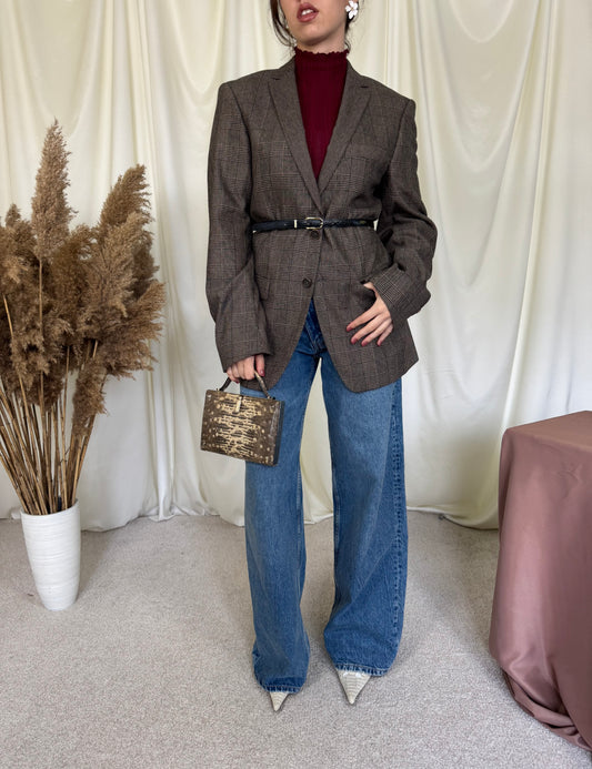 Sacou în fit oversiZed din stofă superbă în 2 culori( mărimea M)