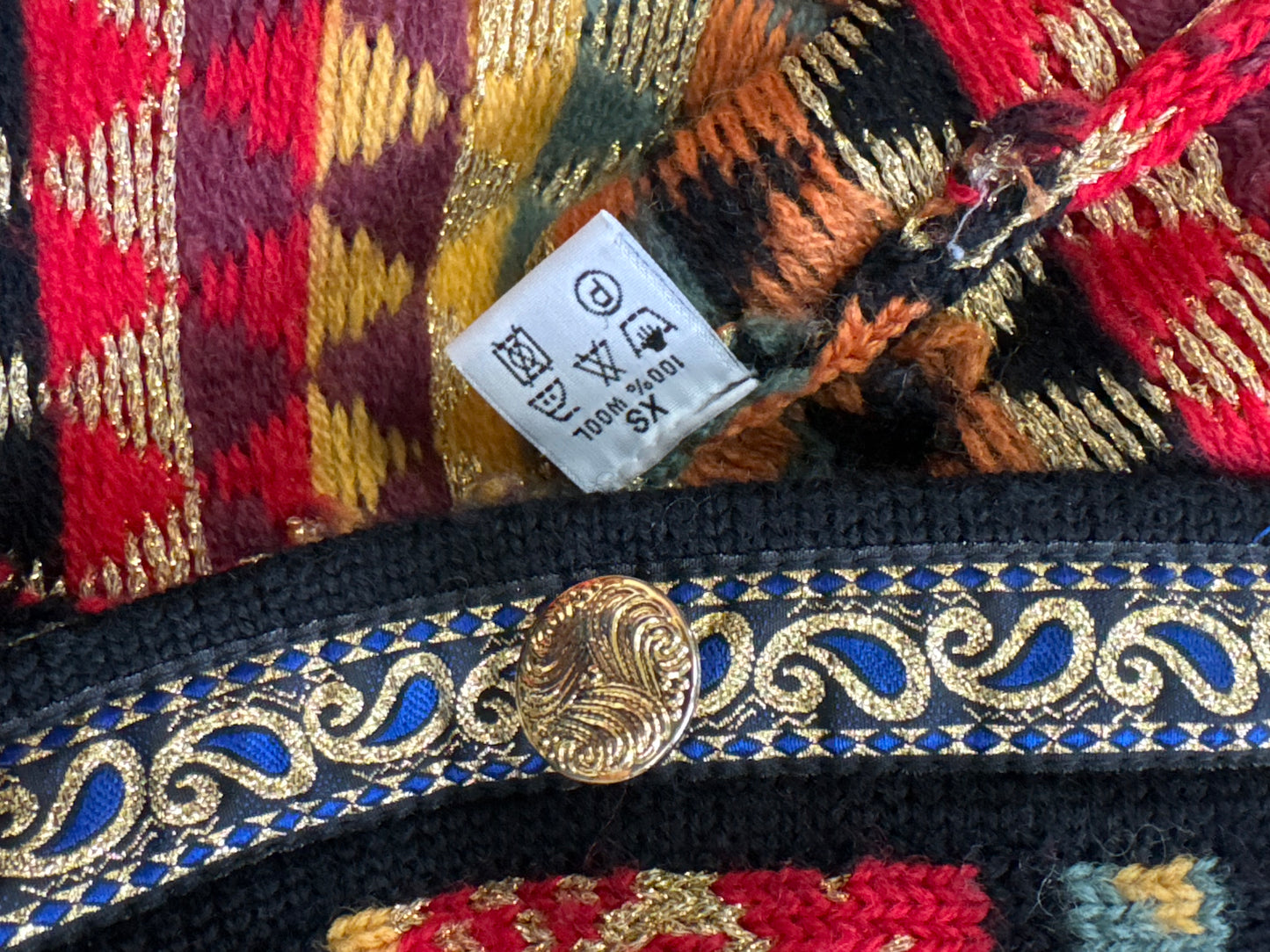 Jacheta vintage din lână pură