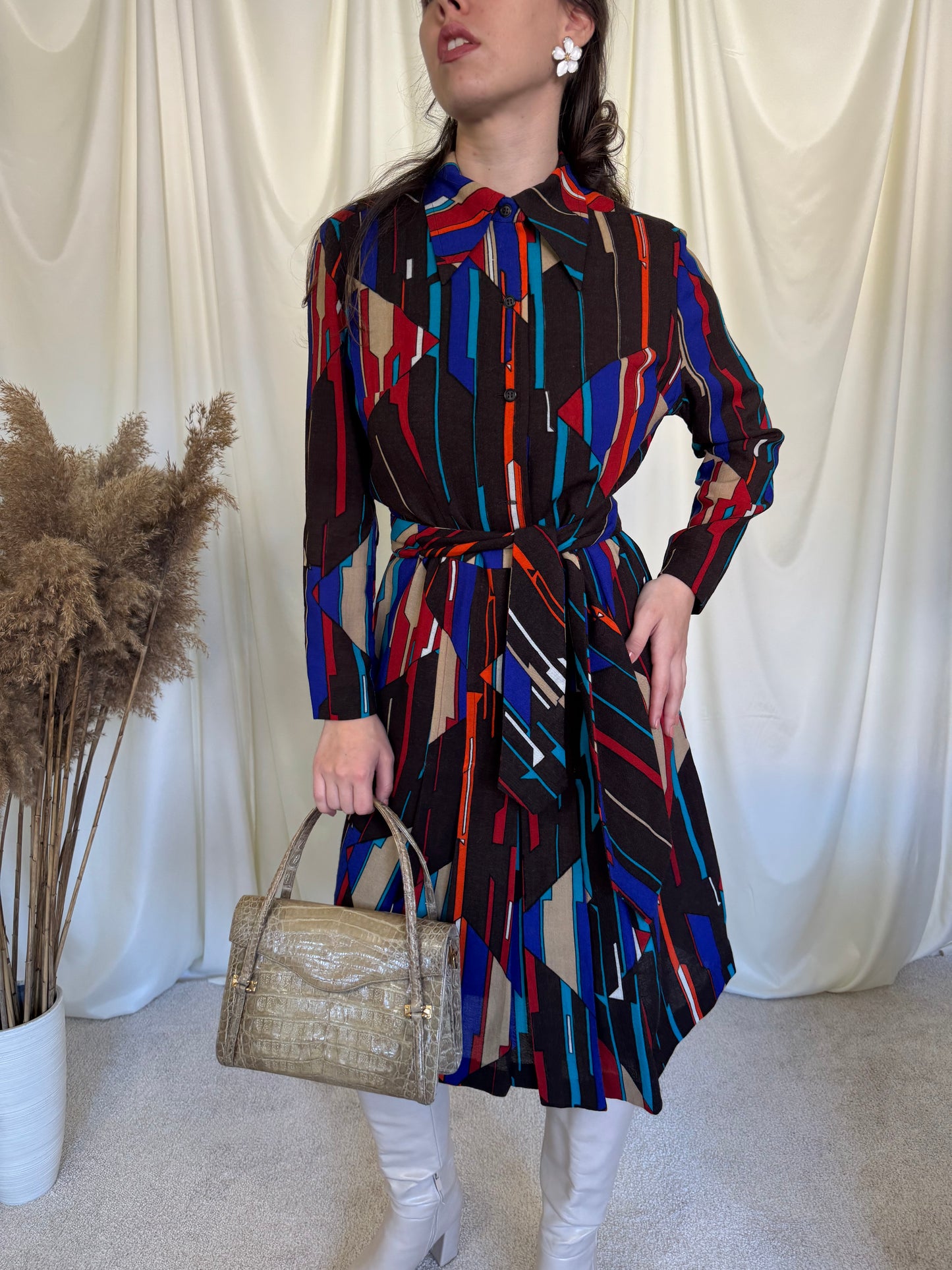 Rochie vintage anii 70( mărimea M)