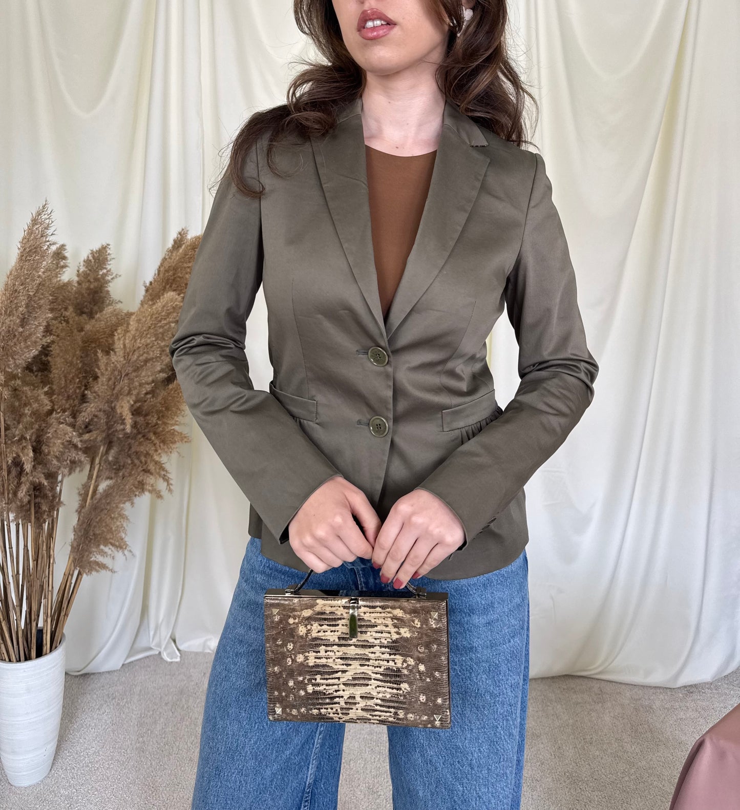 Sacou luxury ETRO din bumbac 
Model cambrat 
(Mărimea S)