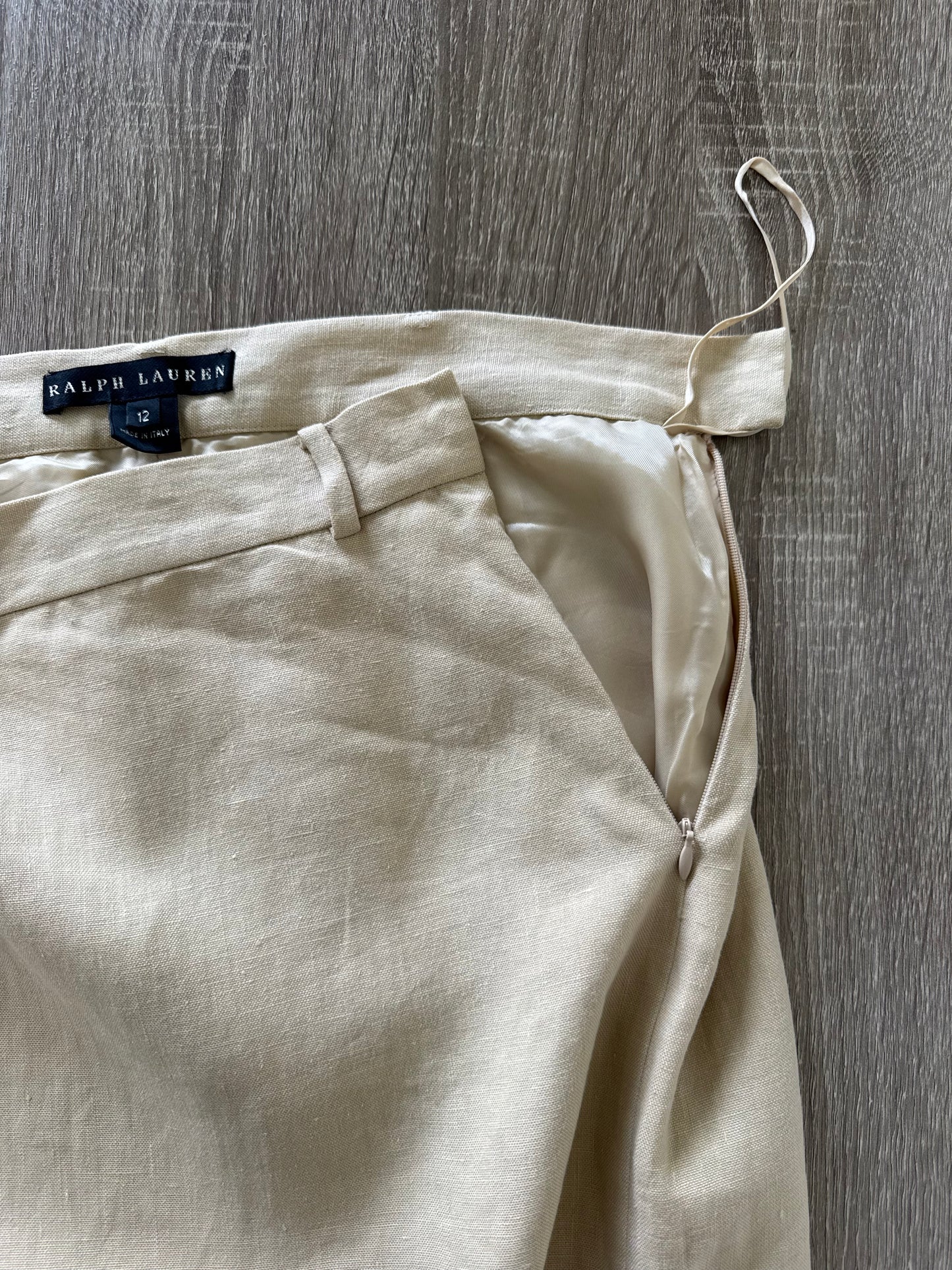 Fusta premium Ralph Lauren din 100% in cu talie marcată- 84 talie 
(Mărimea L)
