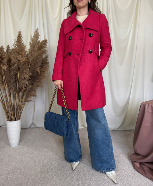 Palton CinziaRocca din stofă superbă din 85% lână marimea S