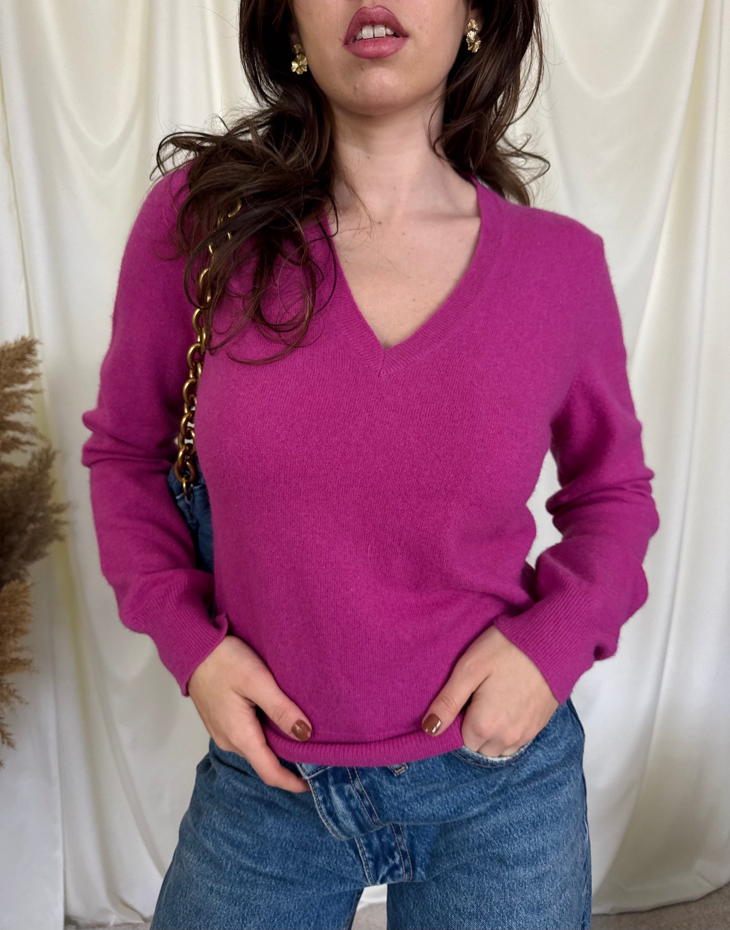 Pulover Benetton din Lana si angora( mărimea M)