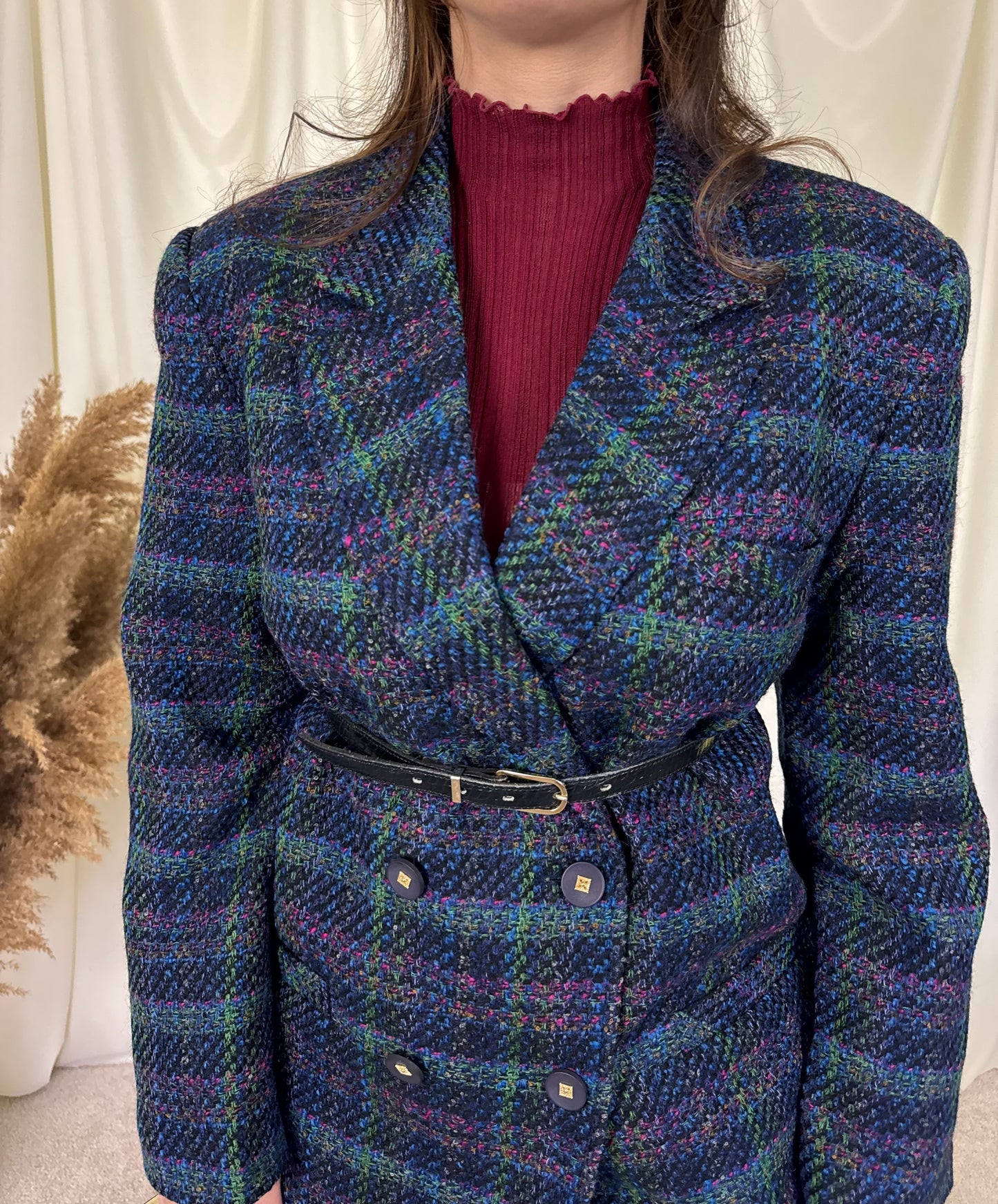 Sacou vintage din Tweed superb, mărimea L/XL