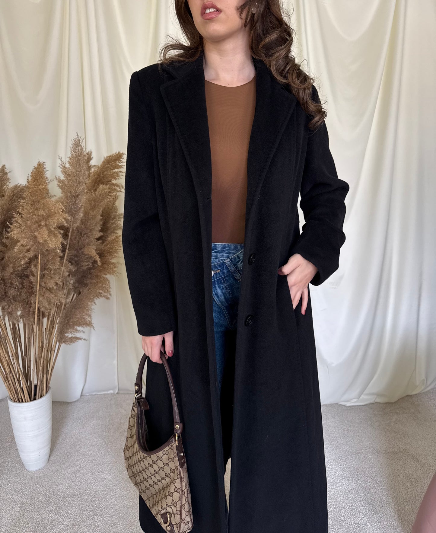 Palton luxury CINZIA ROCCA 100% lână ( M/L)