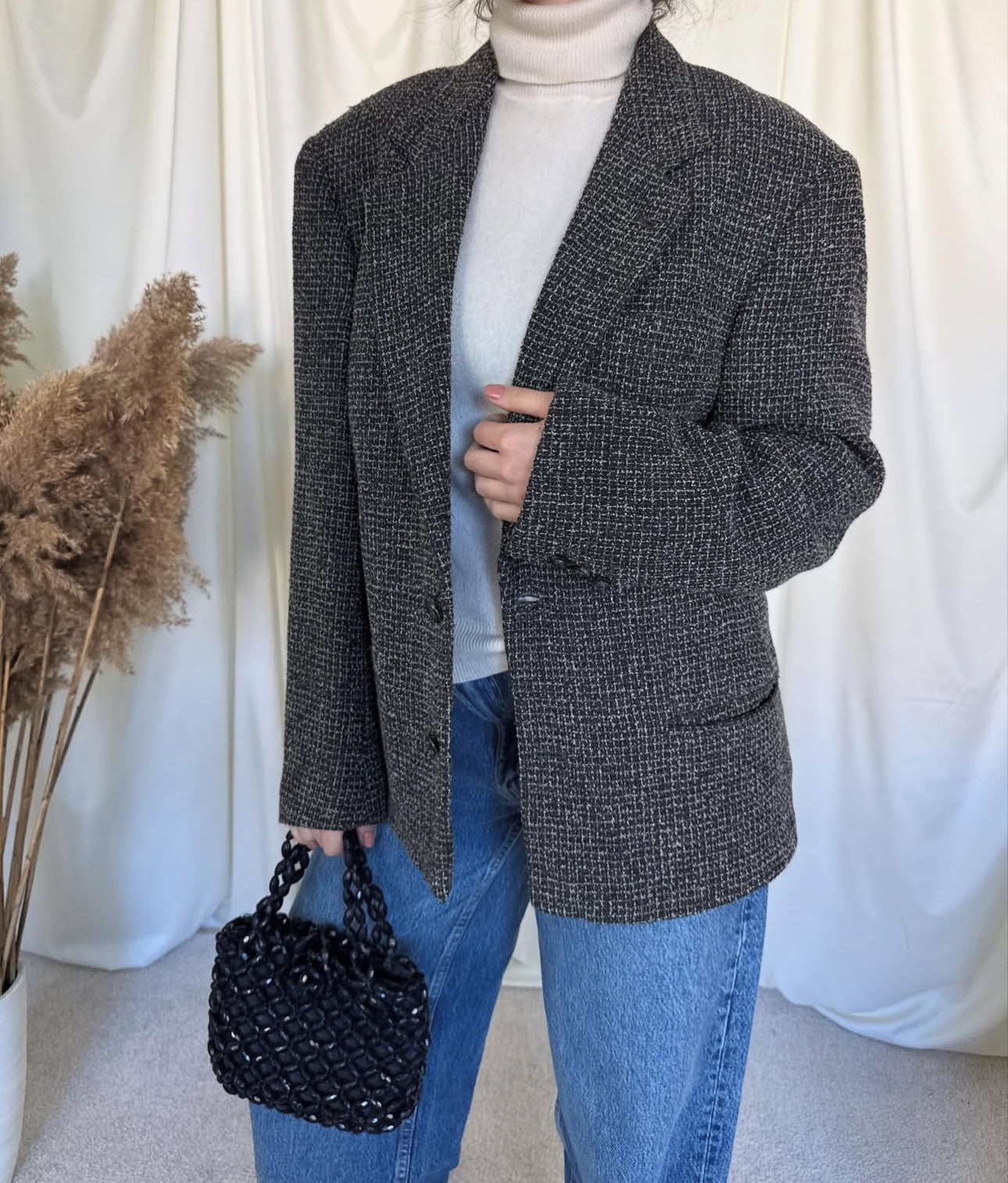 Sacou premium de brand HUGO BOSS din stofă de lână( mărimea M)