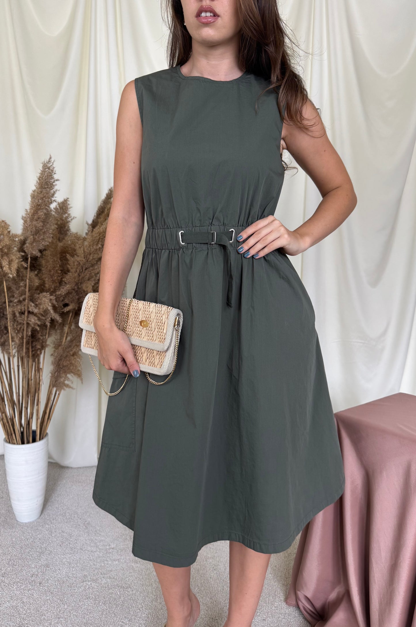 Rochie Marc’o Polo din bumbac cu talie ajustabilă ( mărimea S- S/M)
