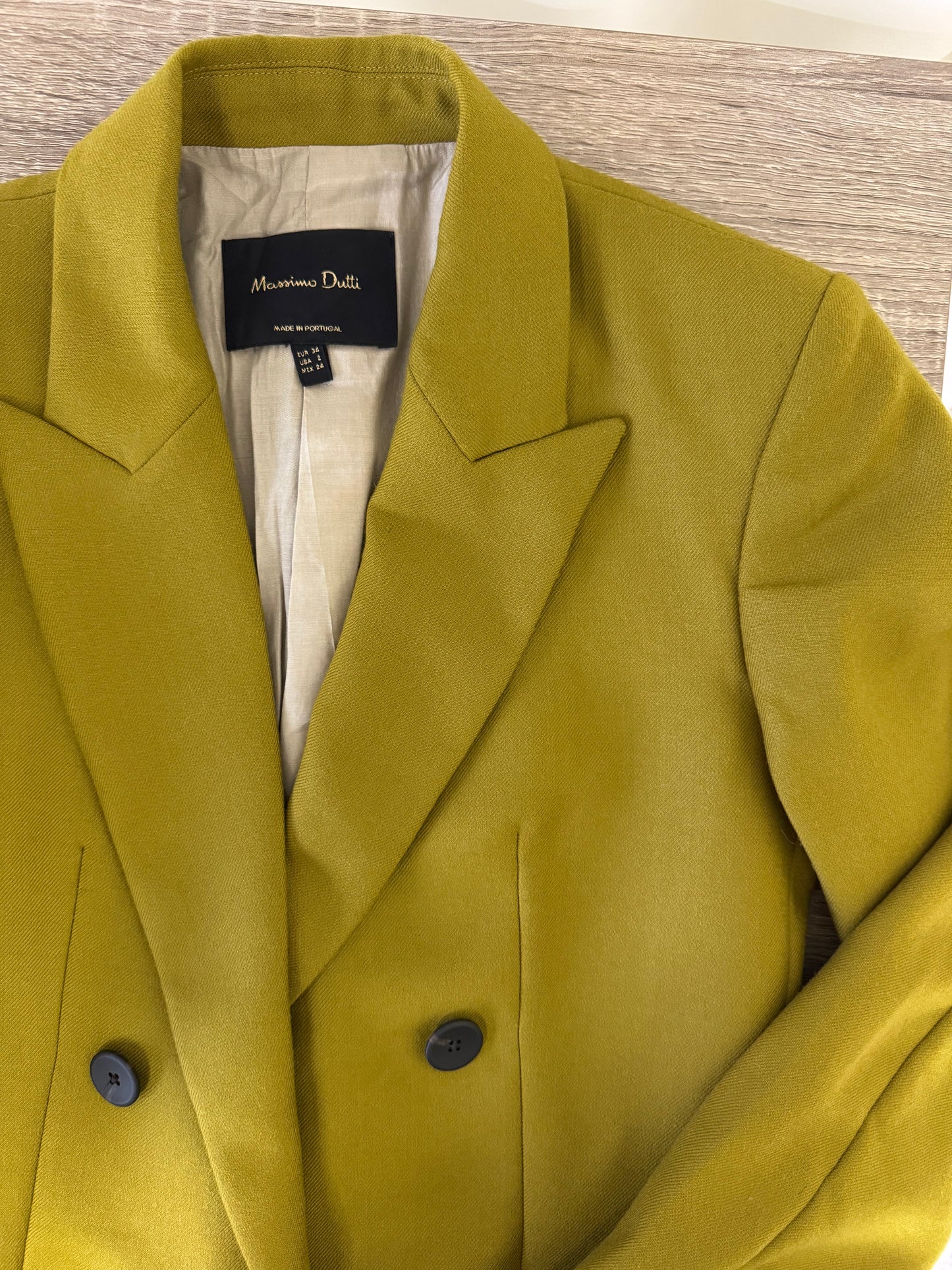 Sacou Massimo din stofă fină 100% lână, mărimea 34/XS